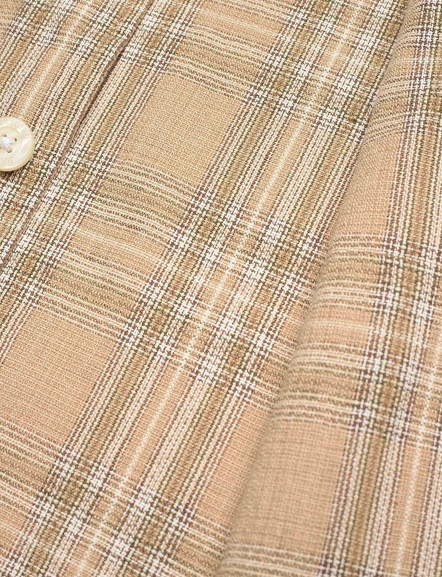 Selected - SLHREGRORY CHECK OVERSHIRT - ruudulised särgid - pale khaki - 3