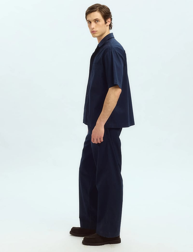 Selected - SLHRELAXED JONAS SS SHIRT RESORT EX - short-sleeved shirts - sky captain - 4