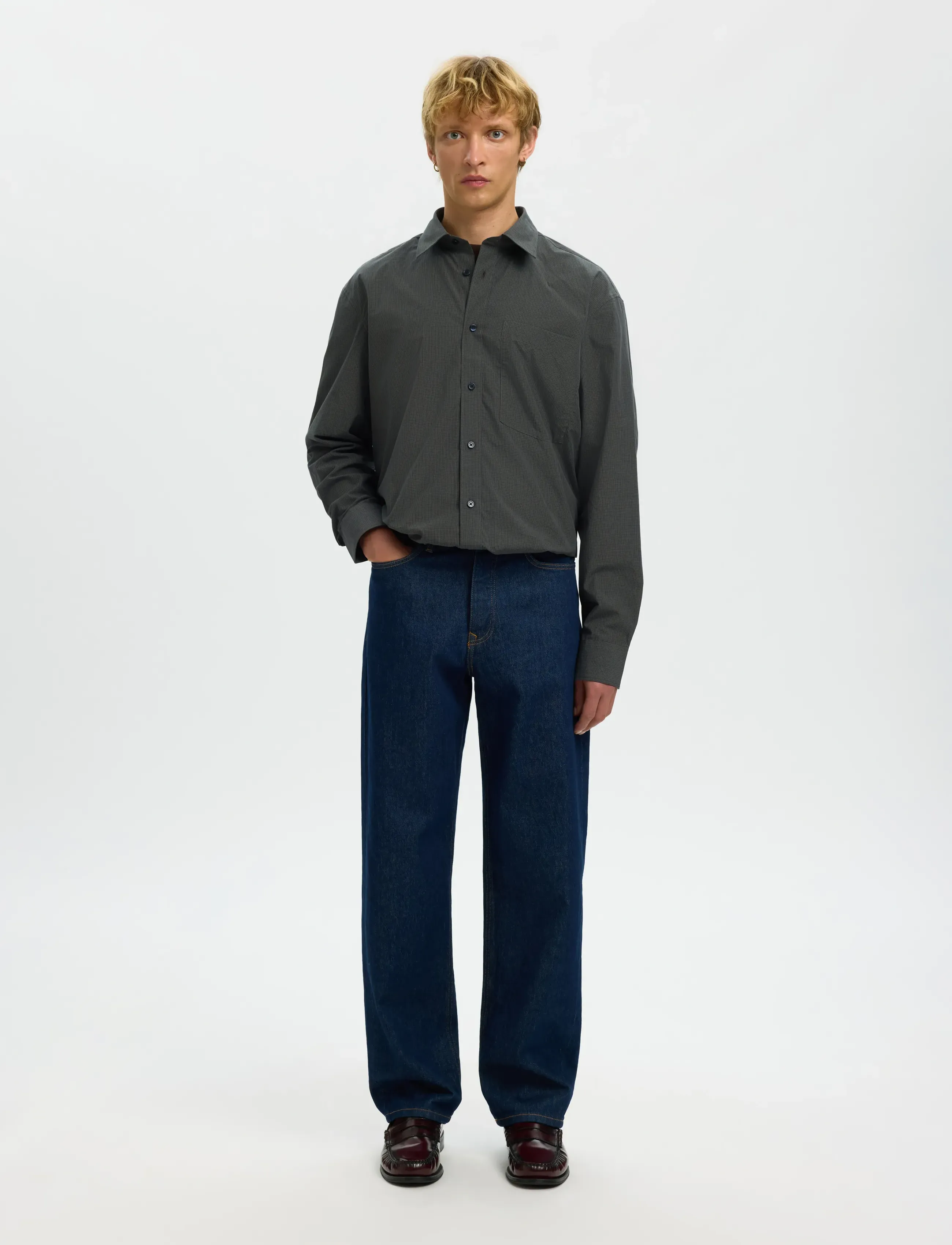SELECTED HOMME Skjorta 'Larry' herr – bild 6