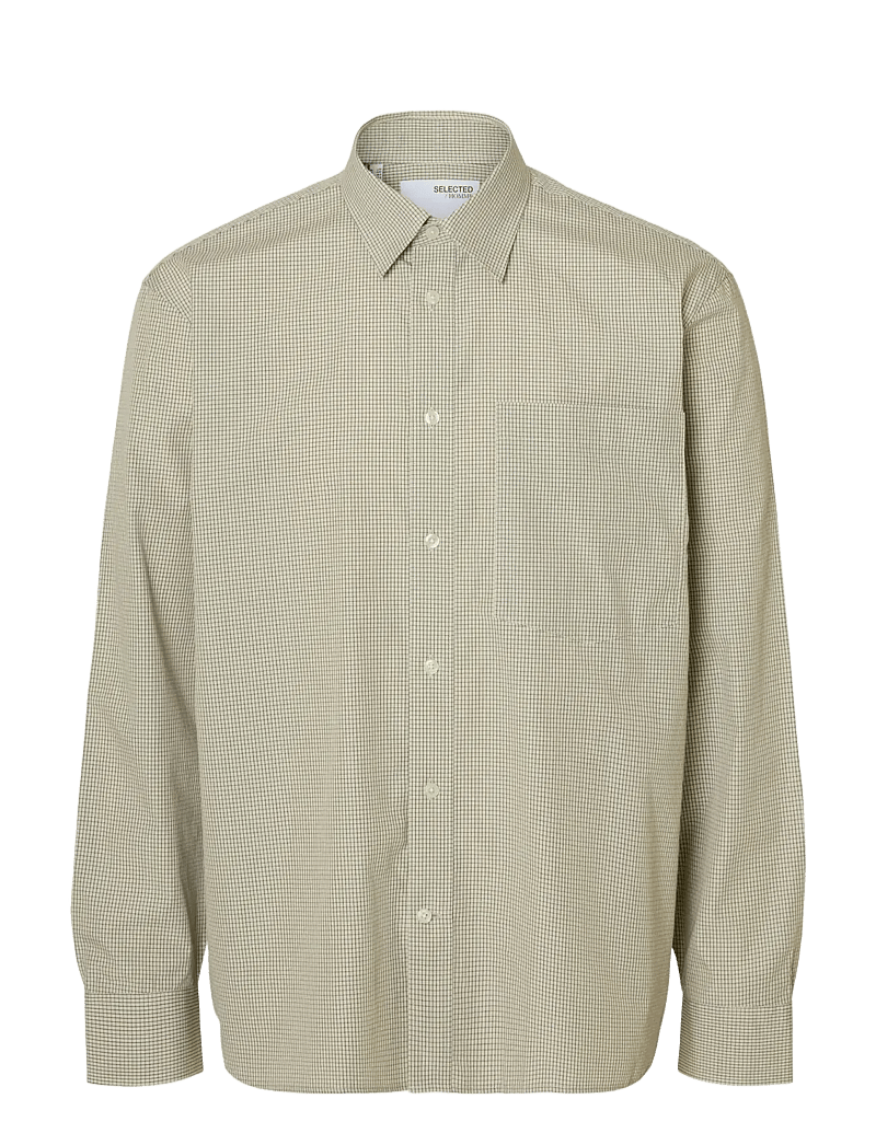 Selected - SLHRLXLARRY LS SHIRT - karierte hemden - pure cashmere - 1