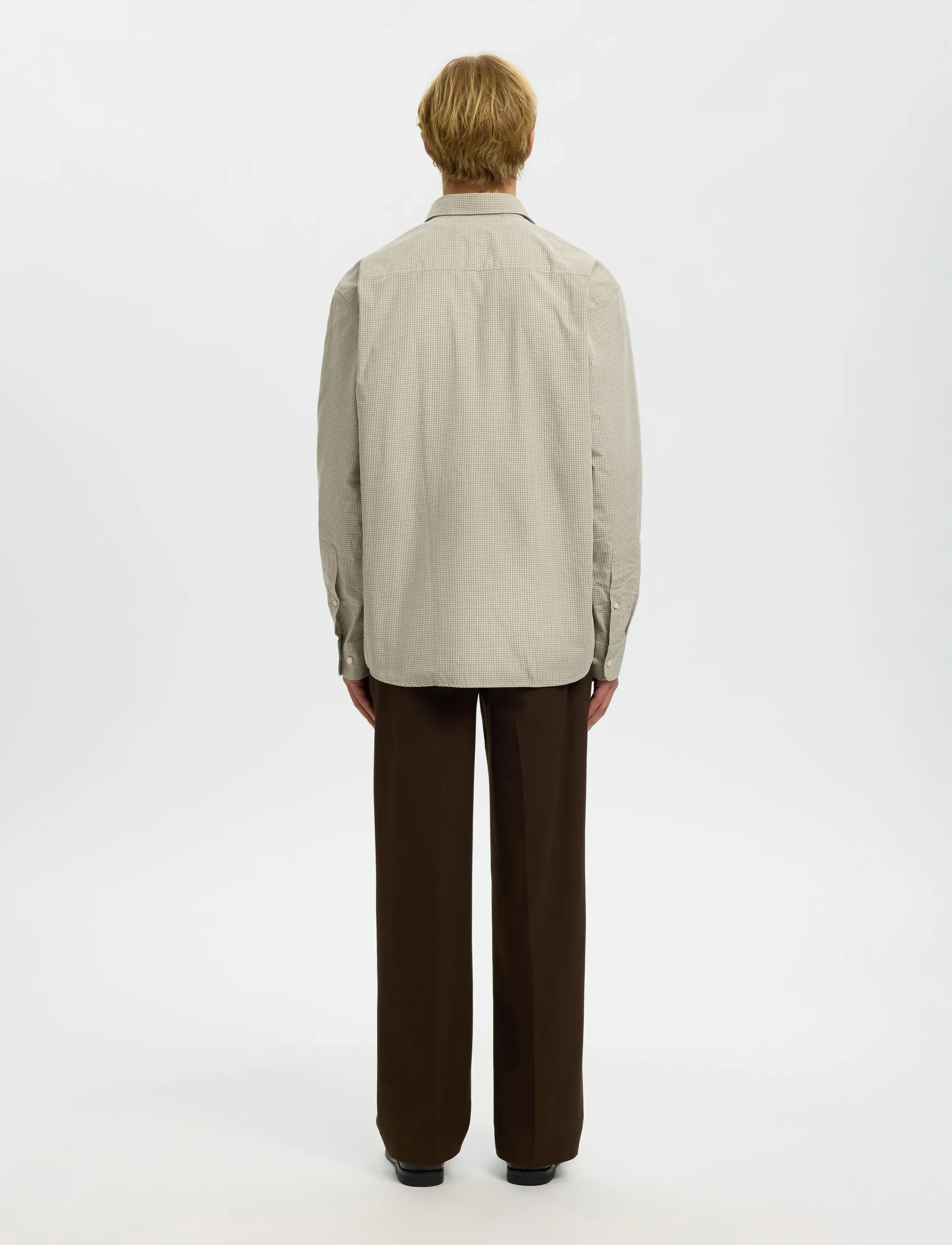 Selected - SLHRLXLARRY LS SHIRT - ternede skjorter - pure cashmere - 2