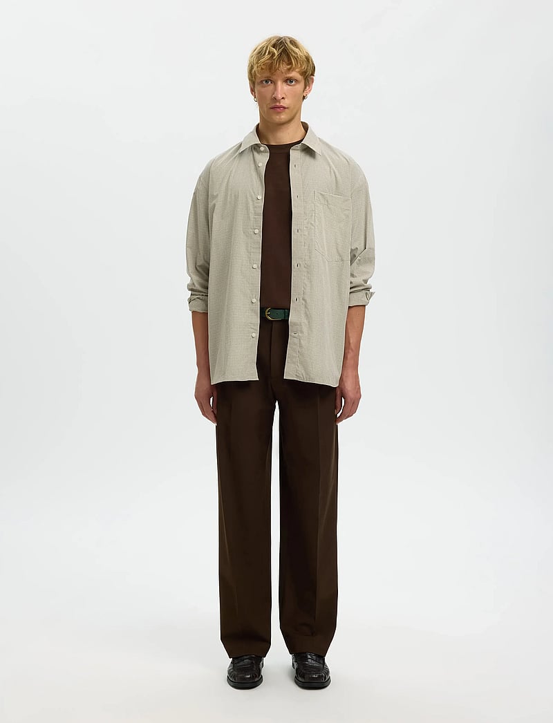 Selected - SLHRLXLARRY LS SHIRT - karierte hemden - pure cashmere - 3