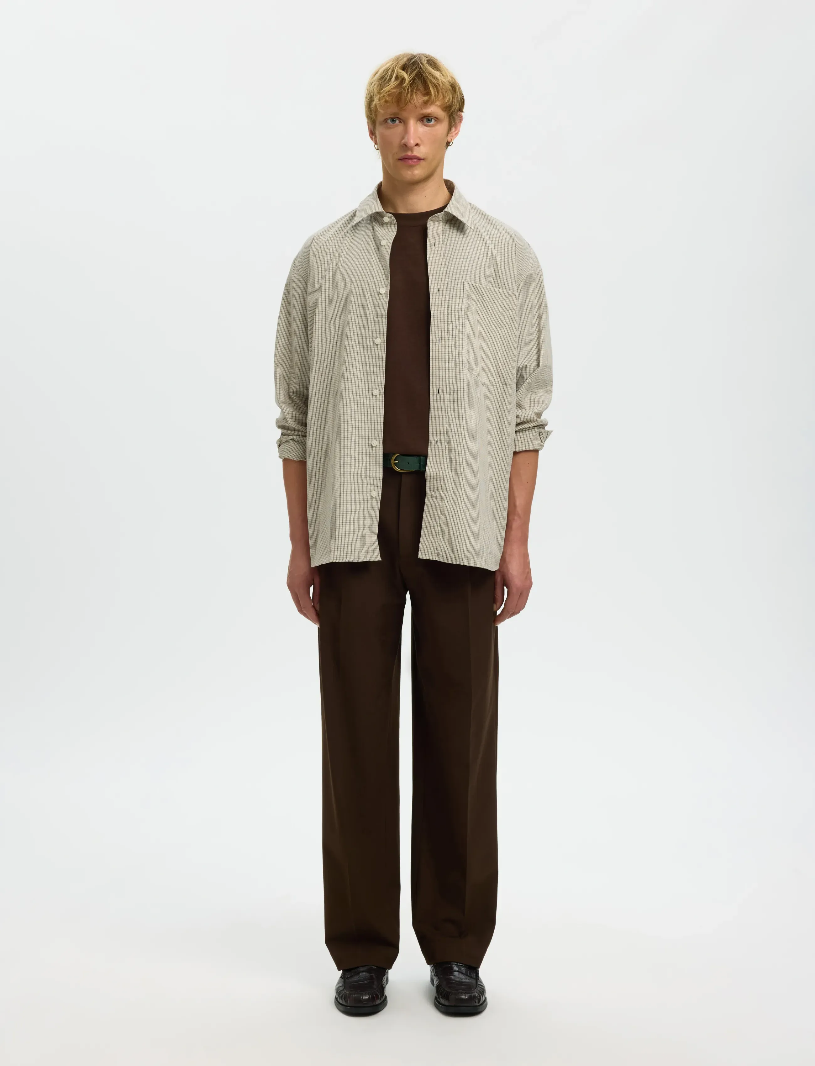 Selected - SLHRLXLARRY LS SHIRT - ternede skjorter - pure cashmere - 3
