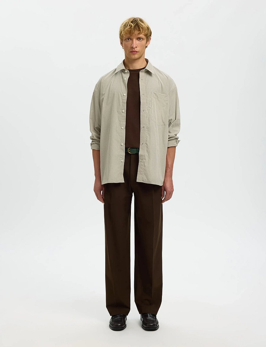 Selected - SLHRLXLARRY LS SHIRT - karierte hemden - pure cashmere - 3
