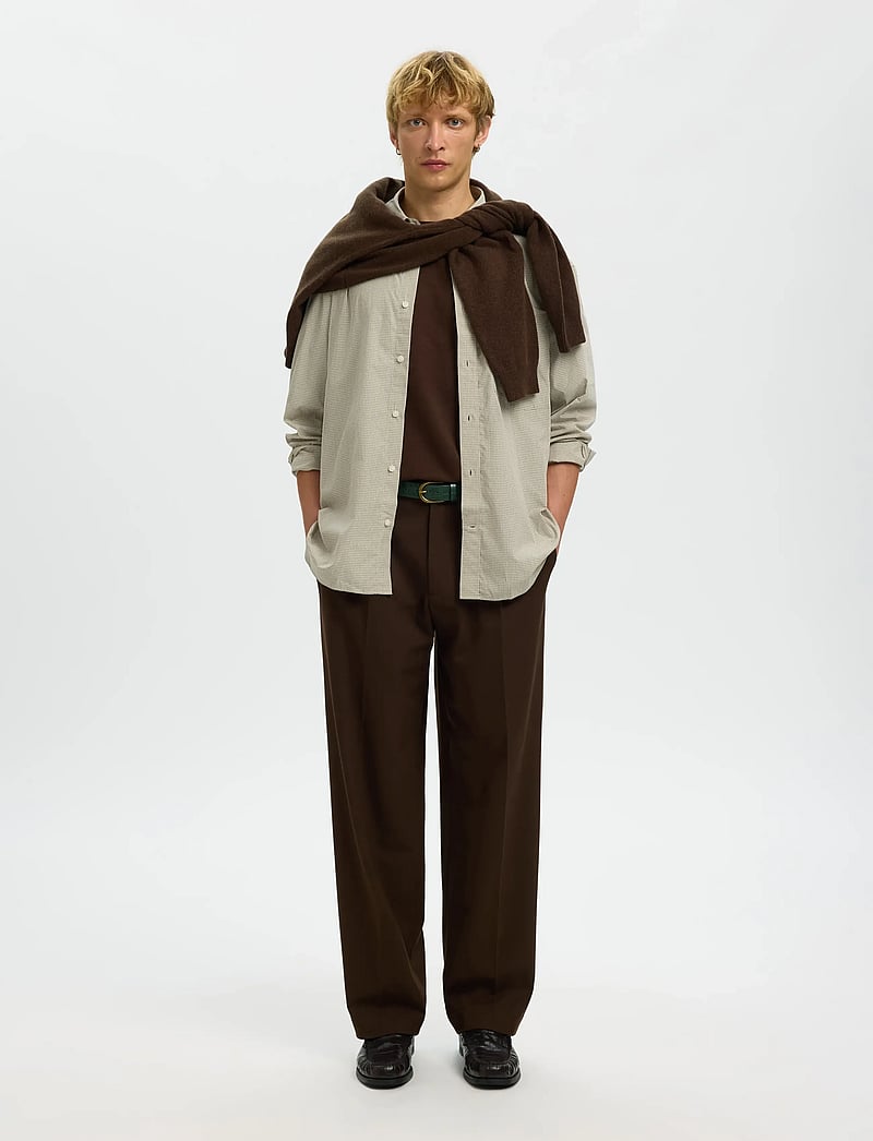 Selected - SLHRLXLARRY LS SHIRT - karierte hemden - pure cashmere - 5