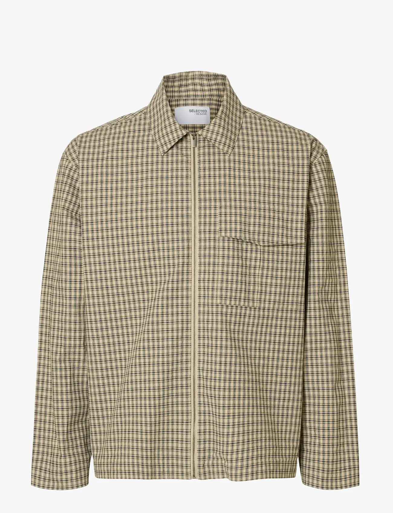 Selected - SLMRLXMATT ZIP OVERSHIRT - shop by occasion - pure cashmere - 1