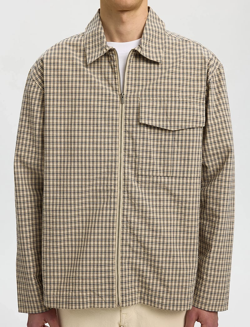 Selected - SLMRLXMATT ZIP OVERSHIRT - shop by occasion - pure cashmere - 4