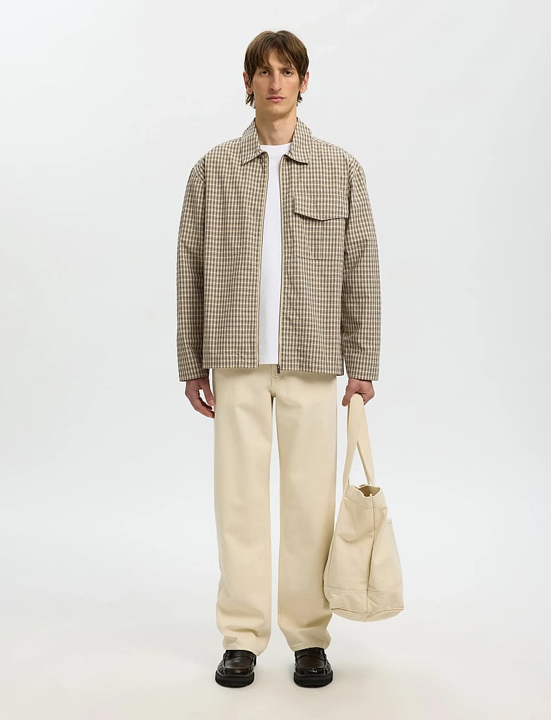 Selected - SLMRLXMATT ZIP OVERSHIRT - shop by occasion - pure cashmere - 5