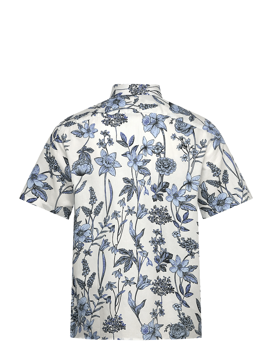 Selected - SLHREG-ETHAN AOP SS SHIRT - dragonfly - 1