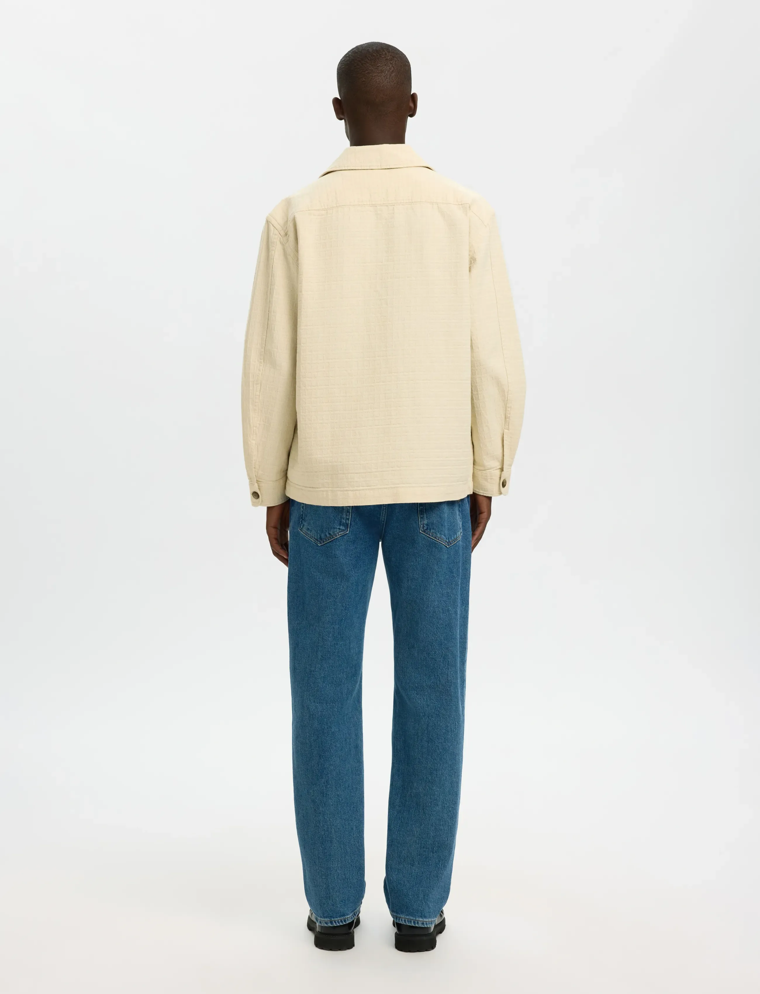 Skjortjackor Selected SLHRLXRAY UNDYED OVERSHIRT 6