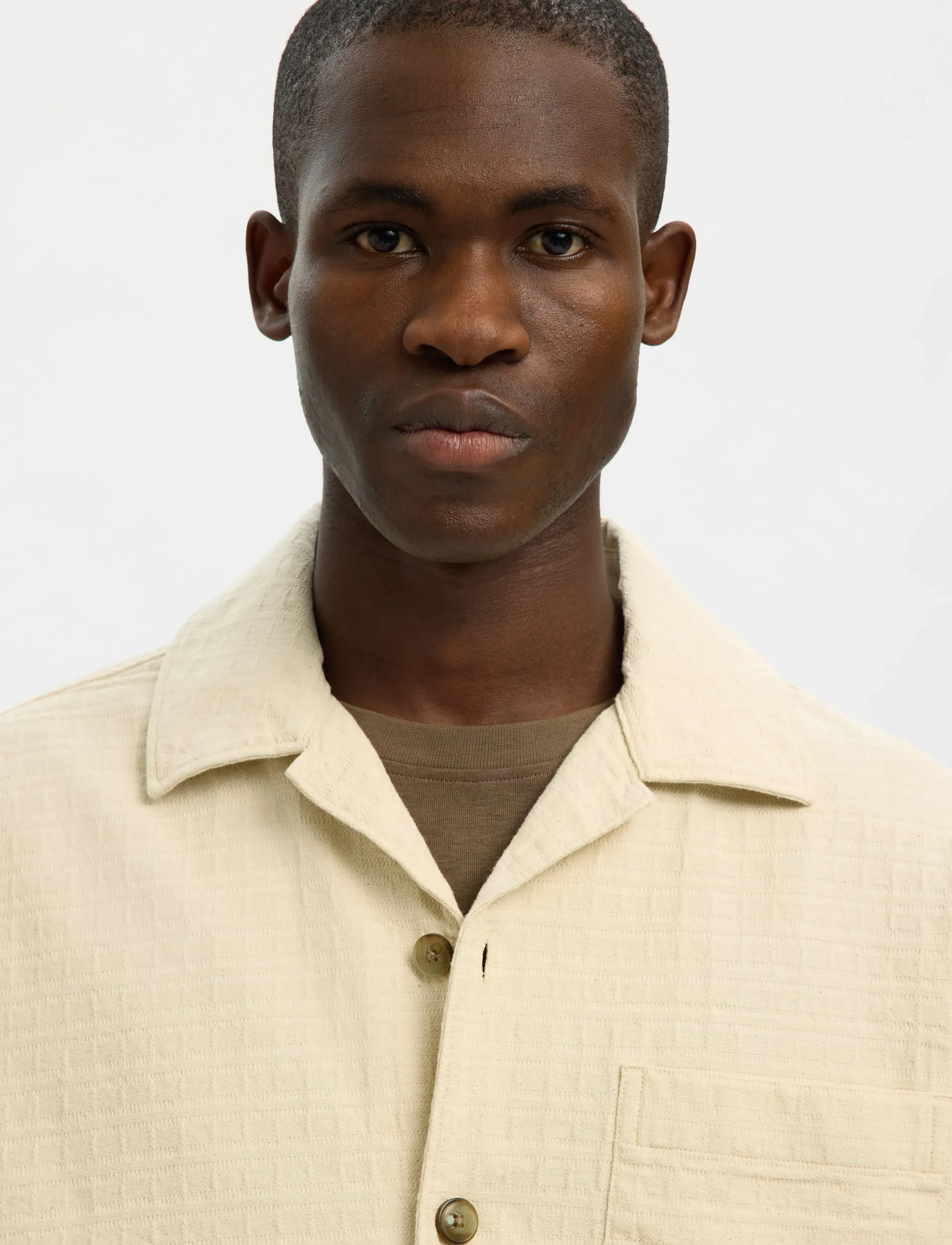 Skjortjackor Selected SLHRLXRAY UNDYED OVERSHIRT 8