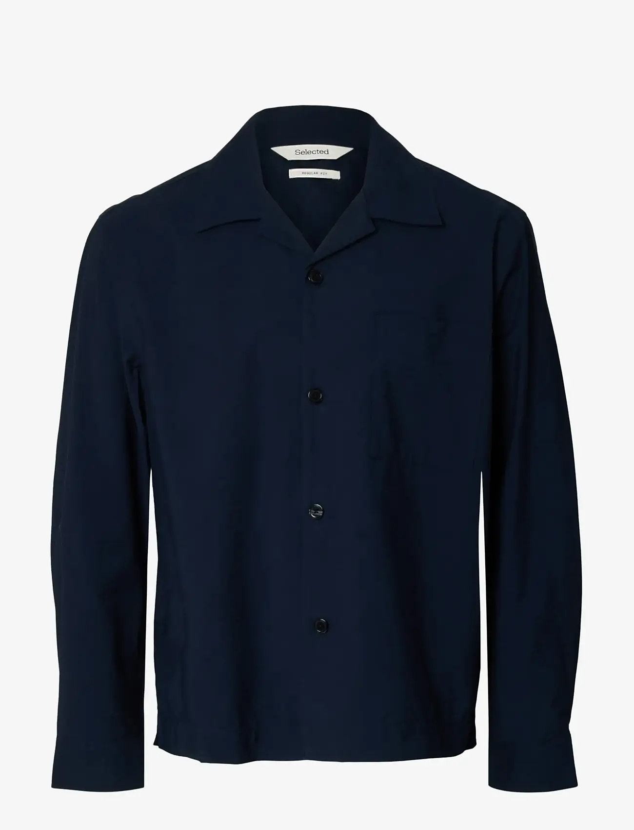 Selected - SLHREGOTIS LIGHT COTTON BLEND OVERSHIRT - shop efter anledning - sky captain - 1