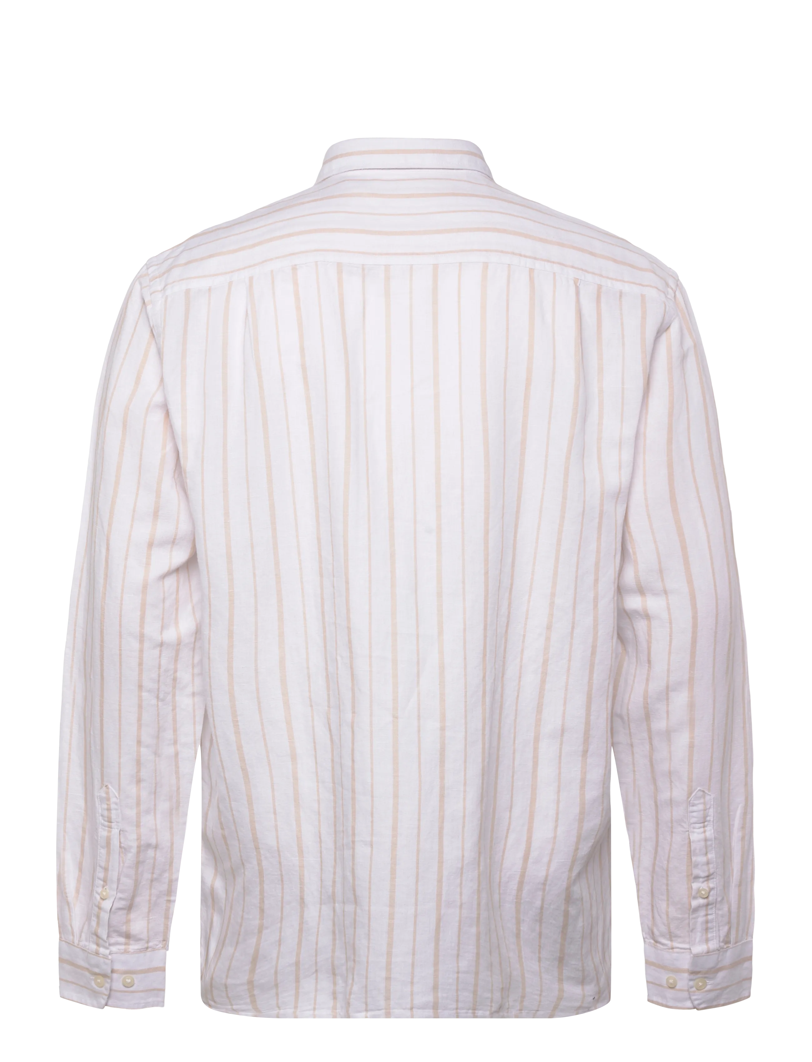 Selected - SLHREGCLAY LINEN BLEND BD LS SHIRT - casual skjorter - bright white - 1