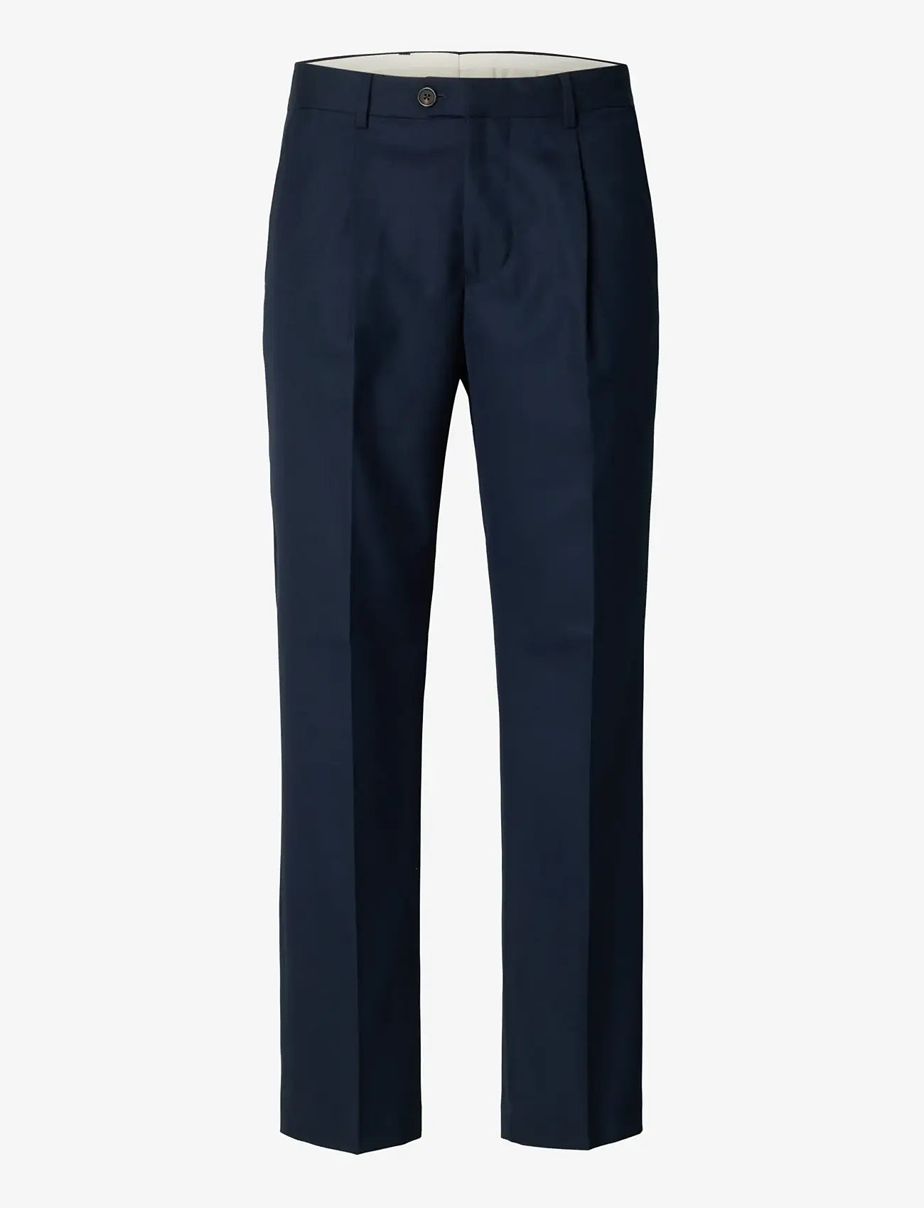 Selected - SLH196-STRAIGHT OTTO LEO WOOL BLND PANT - suit trousers - sky captain - 1