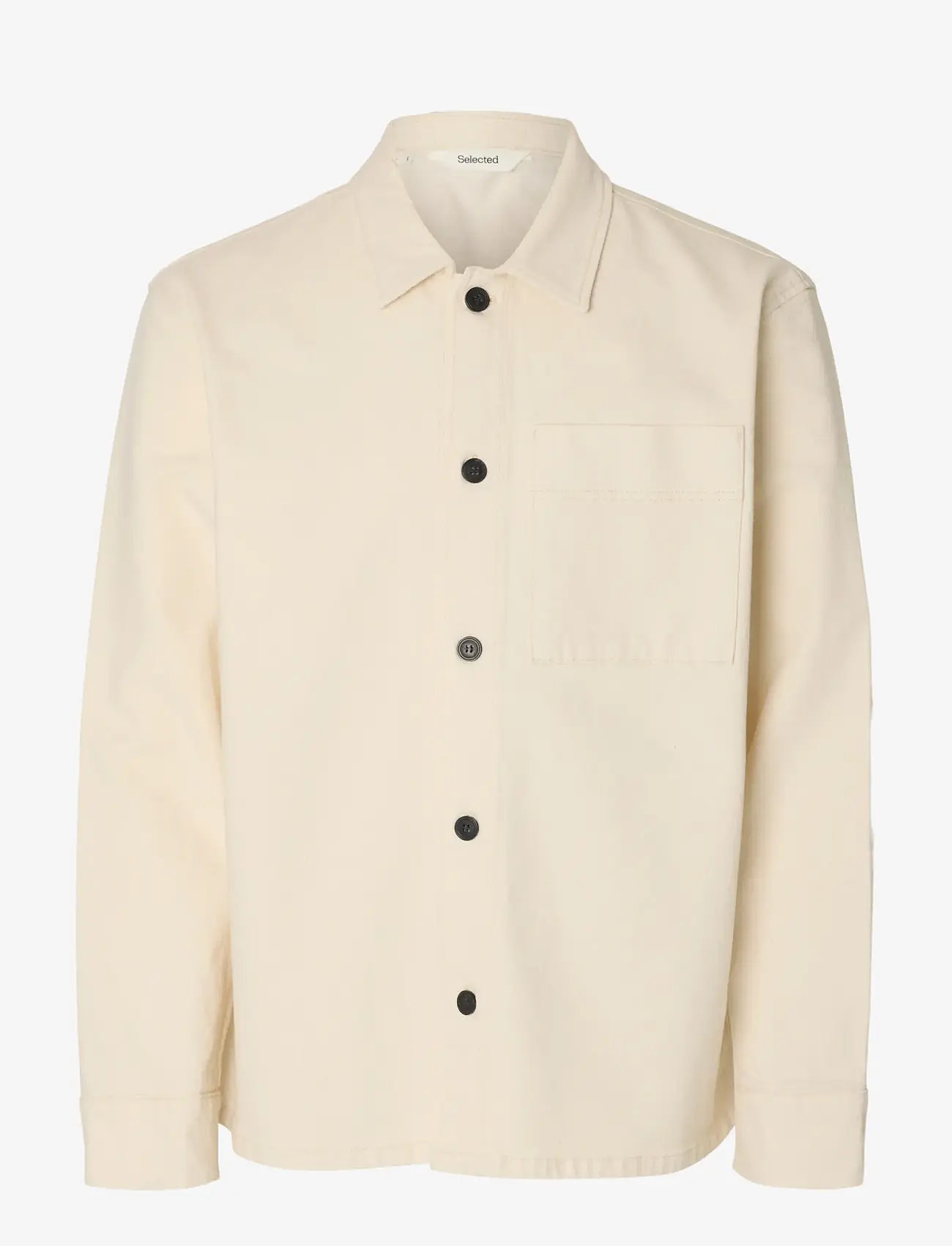 Selected - SLHREGULAR-JAKE SUM ECRU 611 DNM OVS - kollektioner - ecru - 1