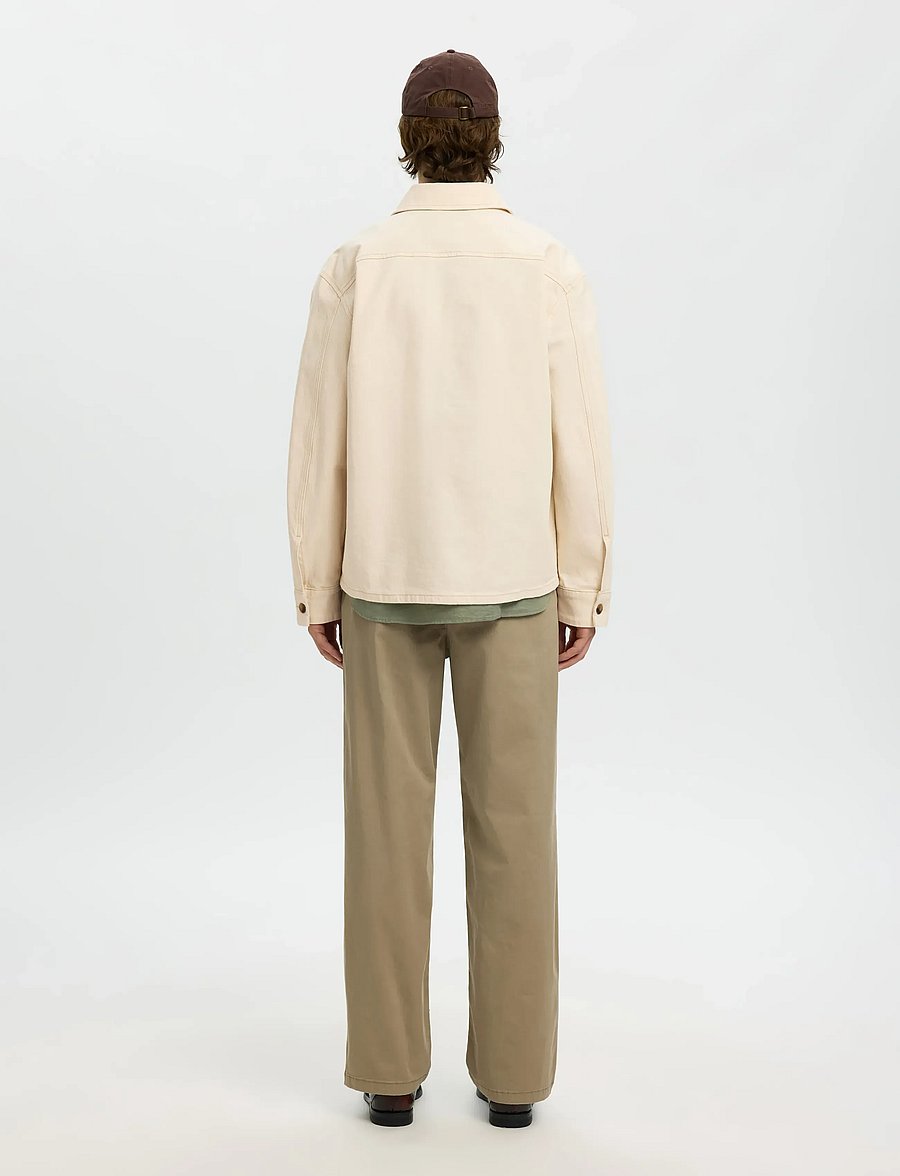 Selected - SLHREGULAR-JAKE SUM ECRU 611 DNM OVS - shop by occasion - ecru - 2