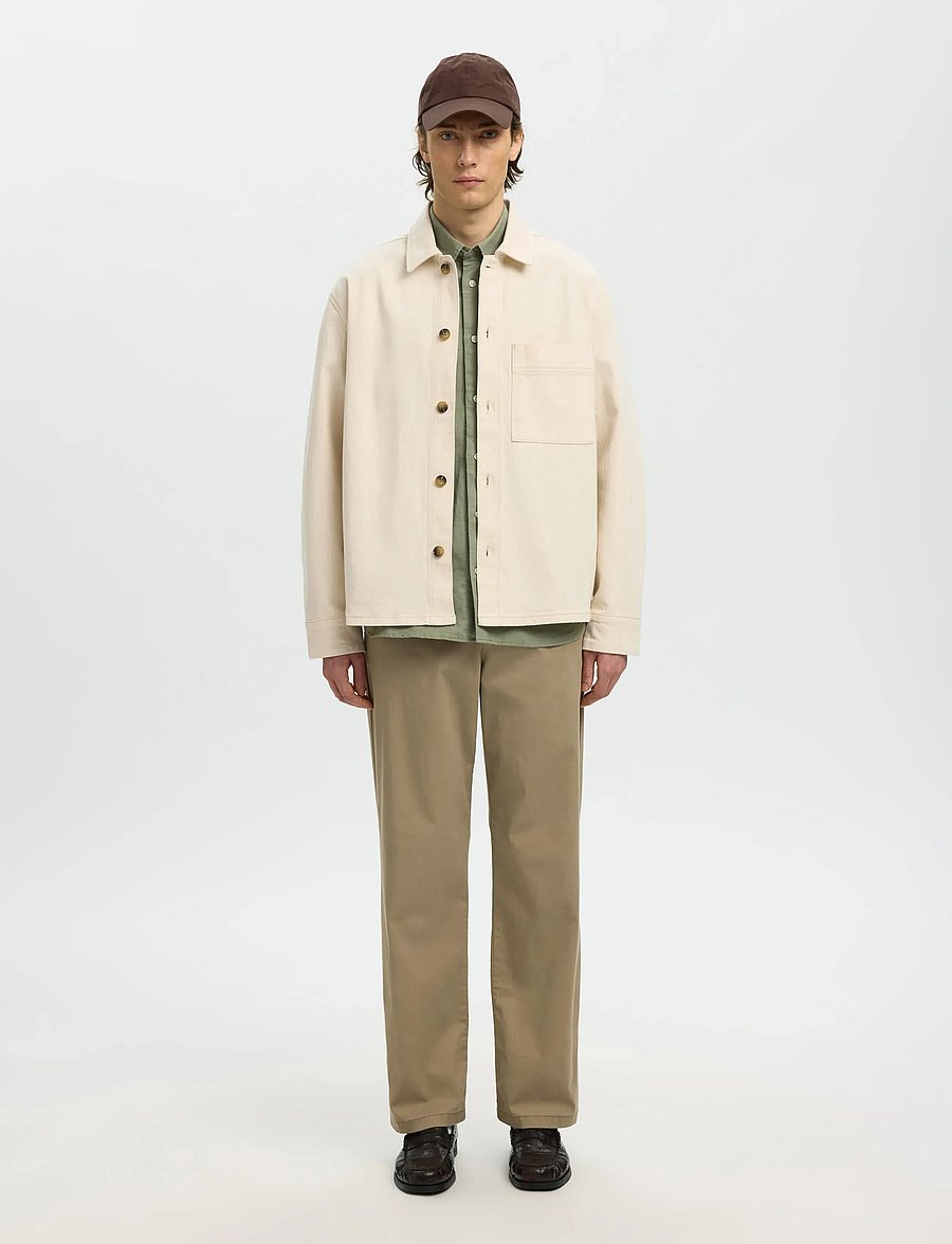 Selected - SLHREGULAR-JAKE SUM ECRU 611 DNM OVS - shop by occasion - ecru - 3