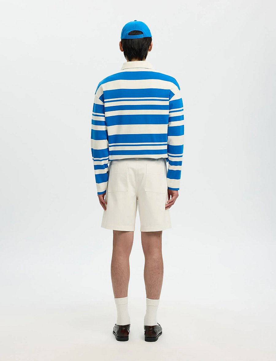 Selected - SLHLOOSE-HOTEL AMOUR SHORTS - casual shorts - egret - 2