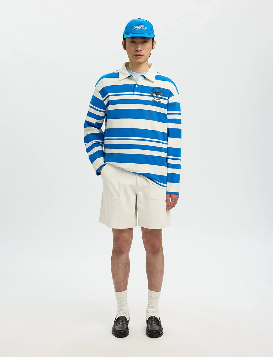 Selected - SLHLOOSE-HOTEL AMOUR SHORTS - casual shorts - egret - 3