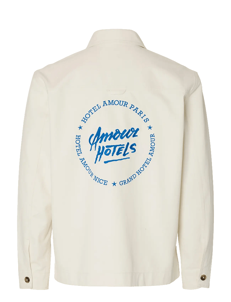 Selected - SLHREGULAR HOTEL AMOUR OVERSHIRT - nach anlass kaufen - egret - 2