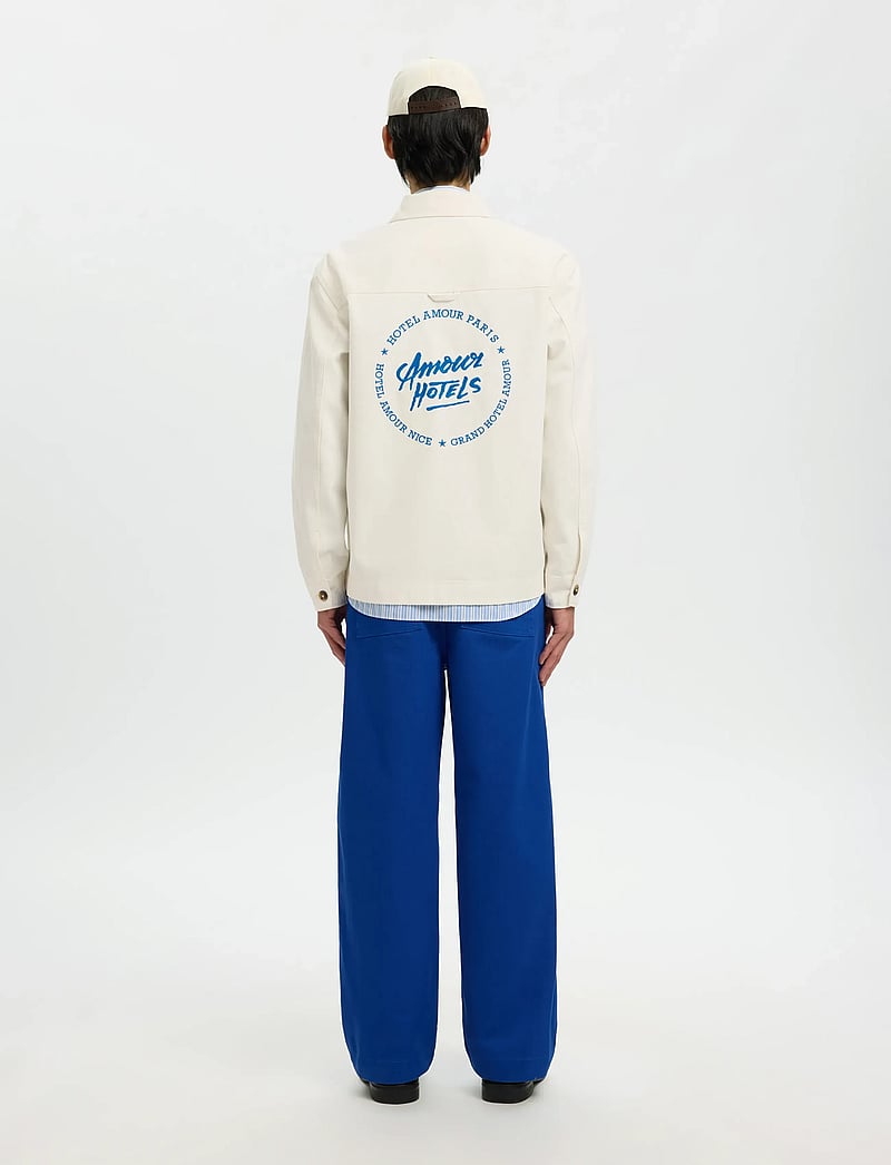 Selected - SLHREGULAR HOTEL AMOUR OVERSHIRT - nach anlass kaufen - egret - 3