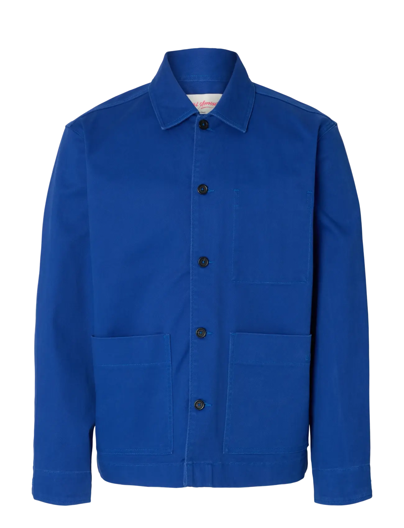 SELECTED Slhregular Hotel Amour Overshirt Blau - S - Herren