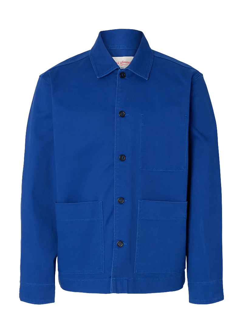 Selected - SLHREGULAR HOTEL AMOUR OVERSHIRT - osta olukorra järgi - mazarine blue - 1