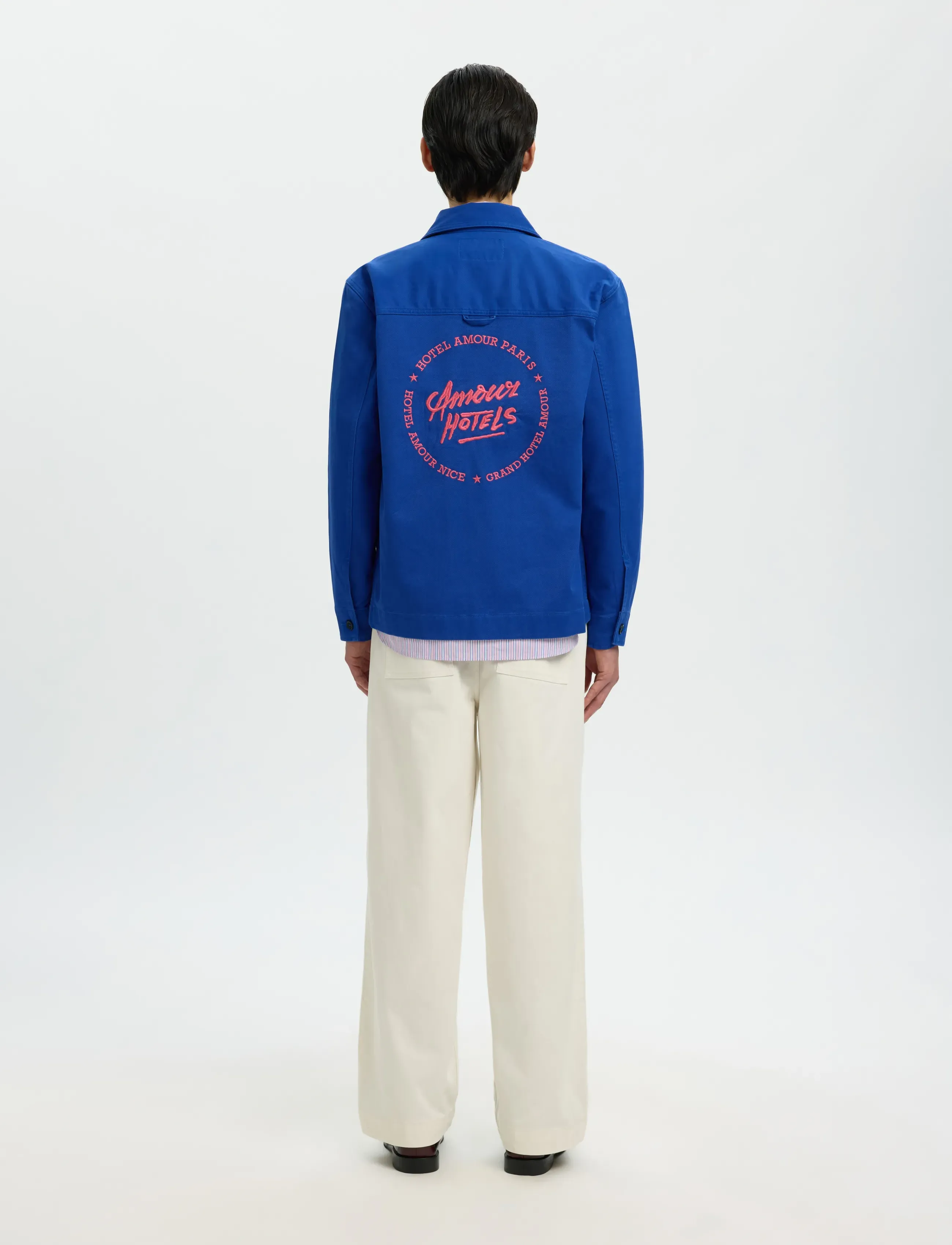 Selected - SLHREGULAR HOTEL AMOUR OVERSHIRT - overshirts - mazarine blue - 3