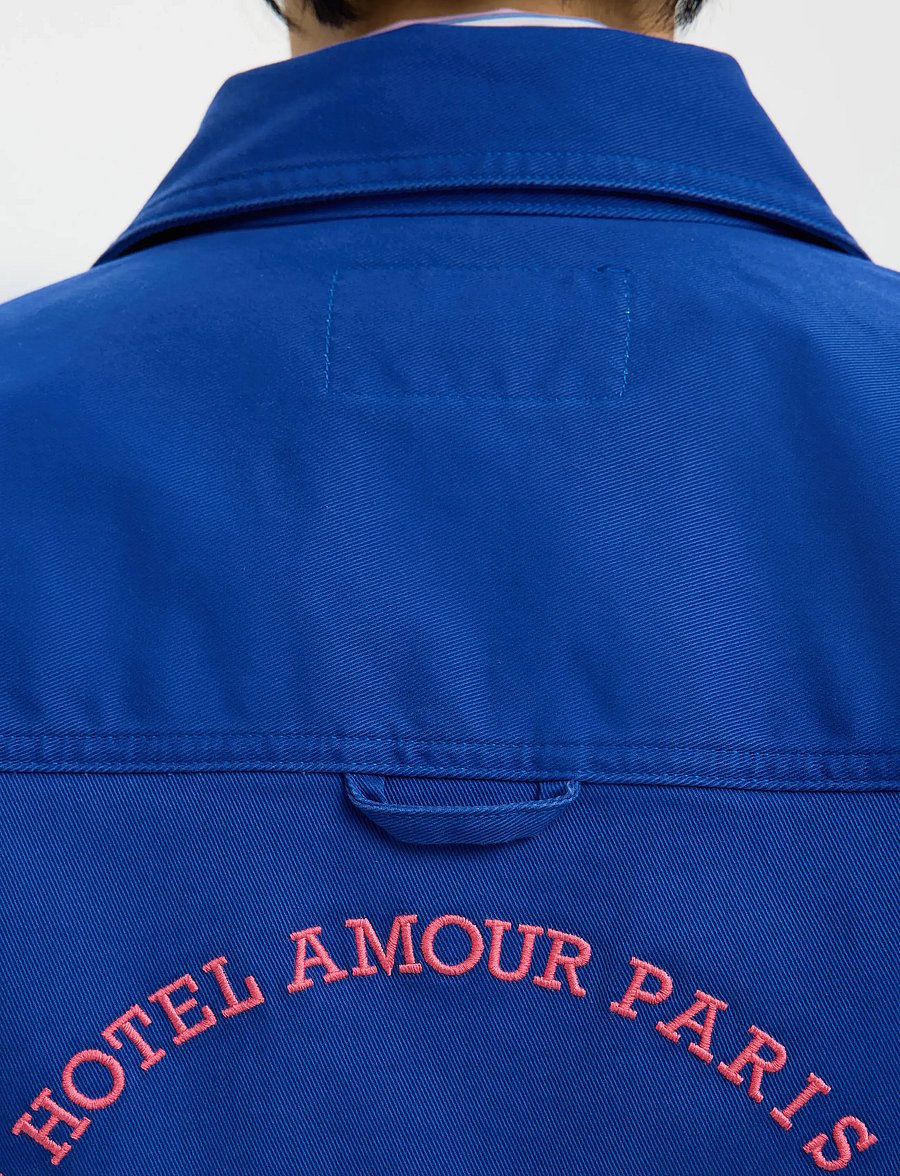 Selected - SLHREGULAR HOTEL AMOUR OVERSHIRT - overshirts - mazarine blue - 5