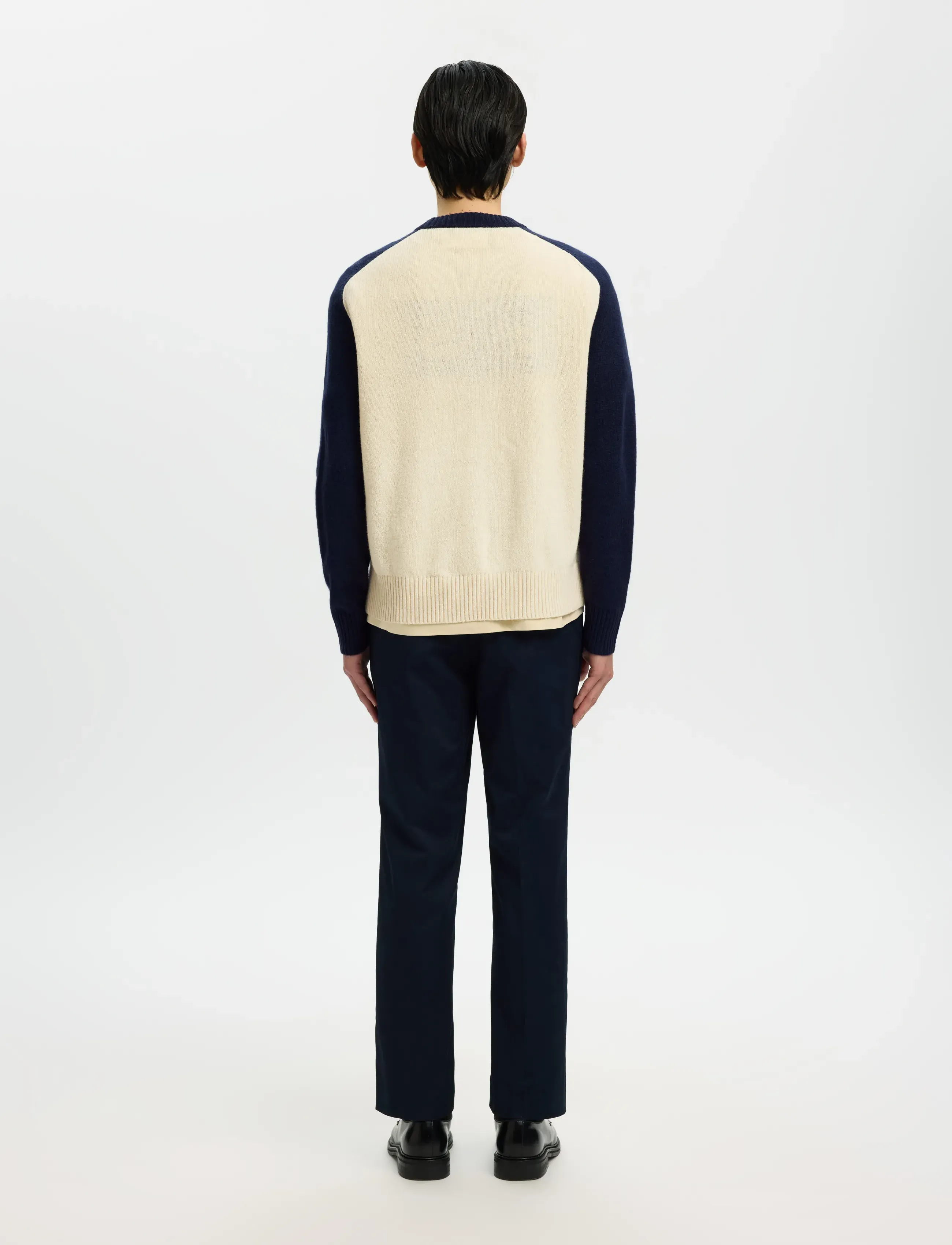 Selected - SLHREUBEN HOTEL AMOUR RELAXED CREW NECK - pulls col rond - sky captain - 2