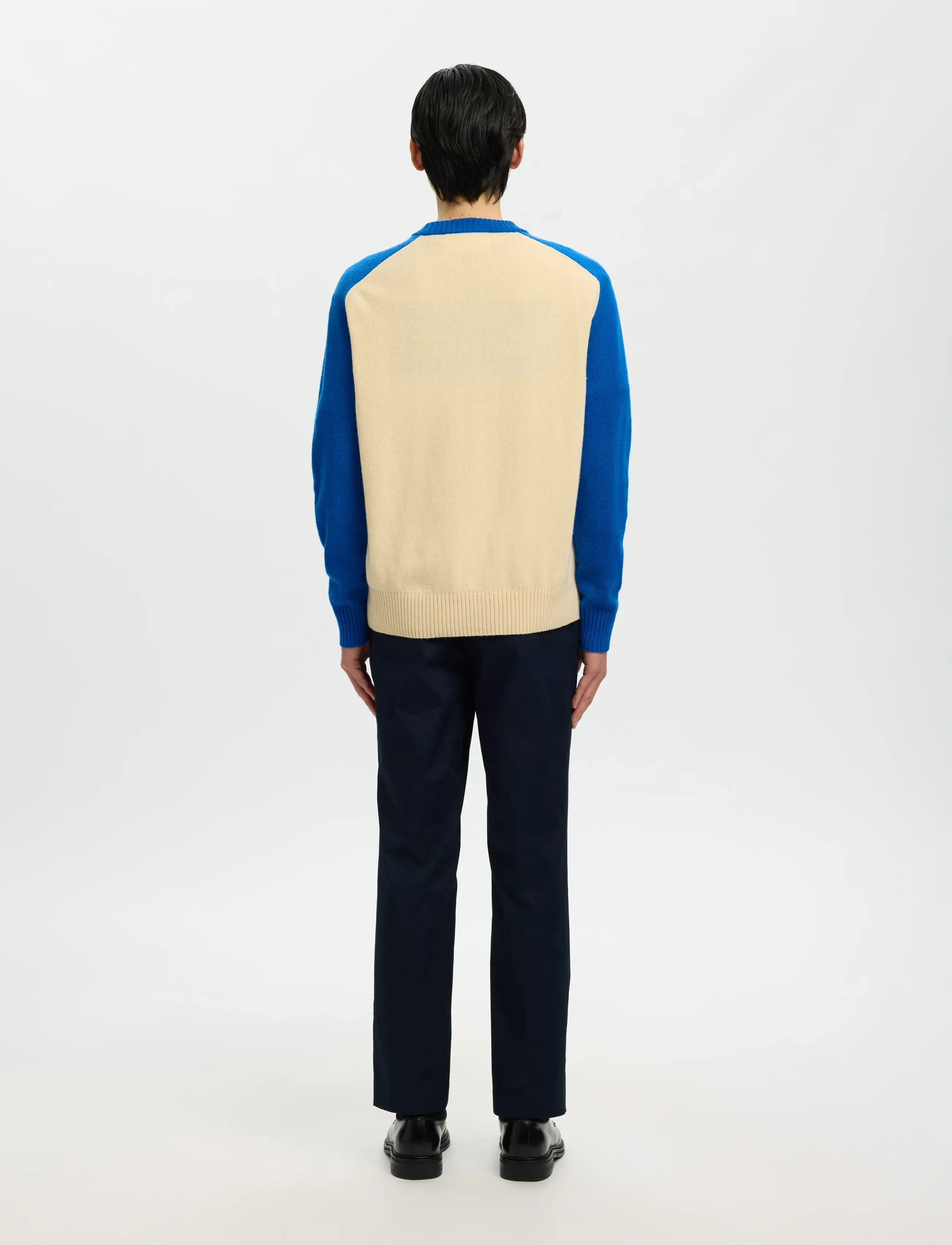 Selected - SLHREUBEN HOTEL AMOUR RELAXED CREW NECK - rund hals - victoria blue - 2