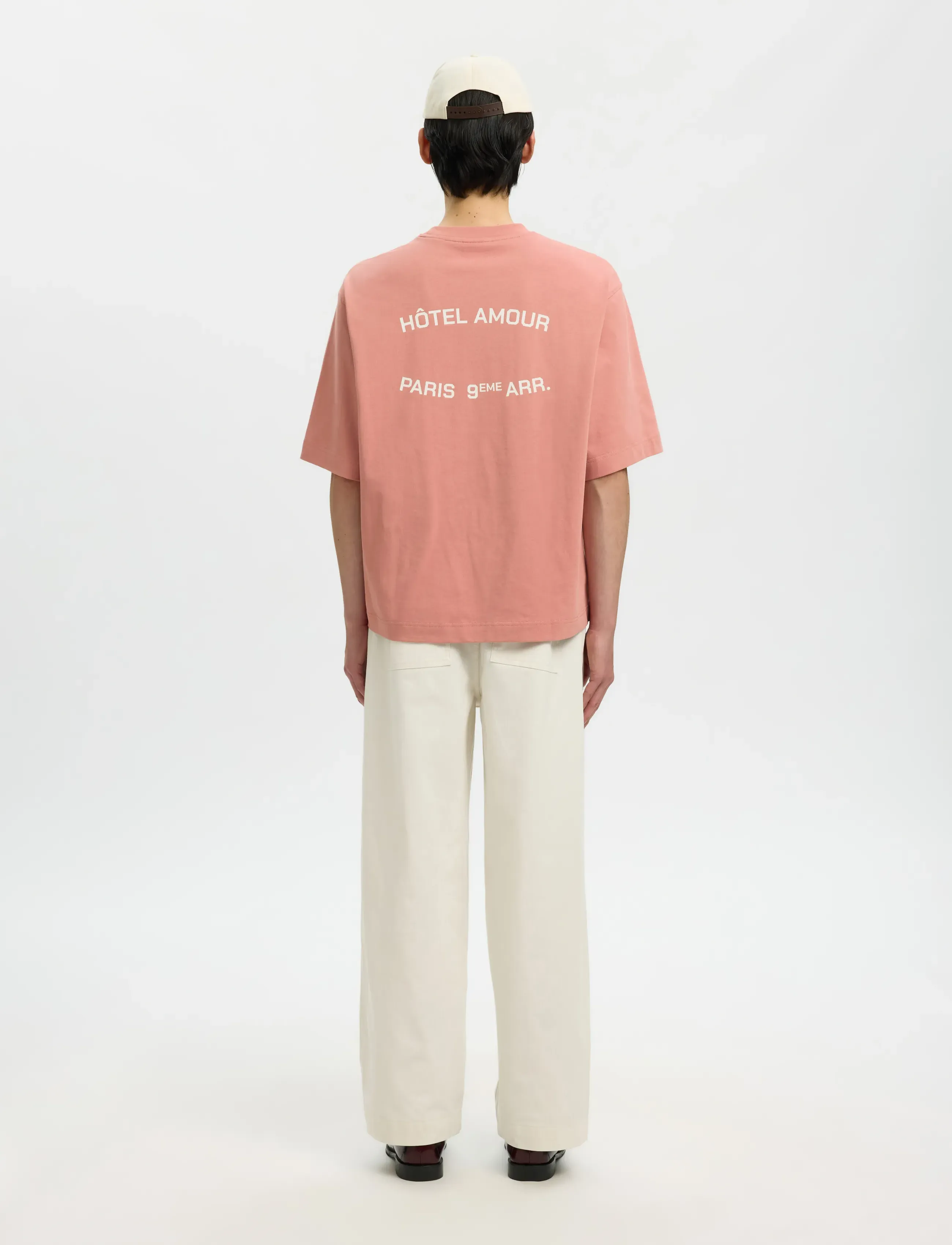 Selected - SLHBOXYLIAM SS O-NECK TEE HOTEL AMOUR - t-shirts à manches courtes - rose dawn - 2