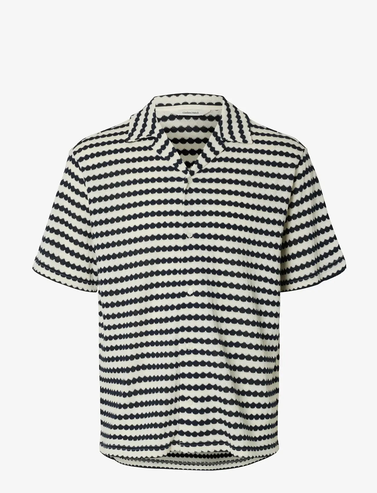 Selected - SLHDYLAN SS OVERSHIRT - shop by occasion - egret - 0