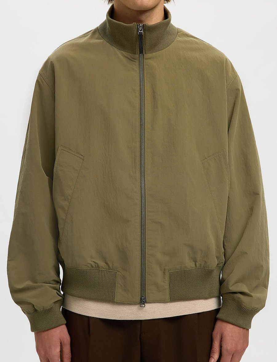 Selected - SLHDYLAN RELAXED BOMBER - kevadjoped - burnt olive - 4
