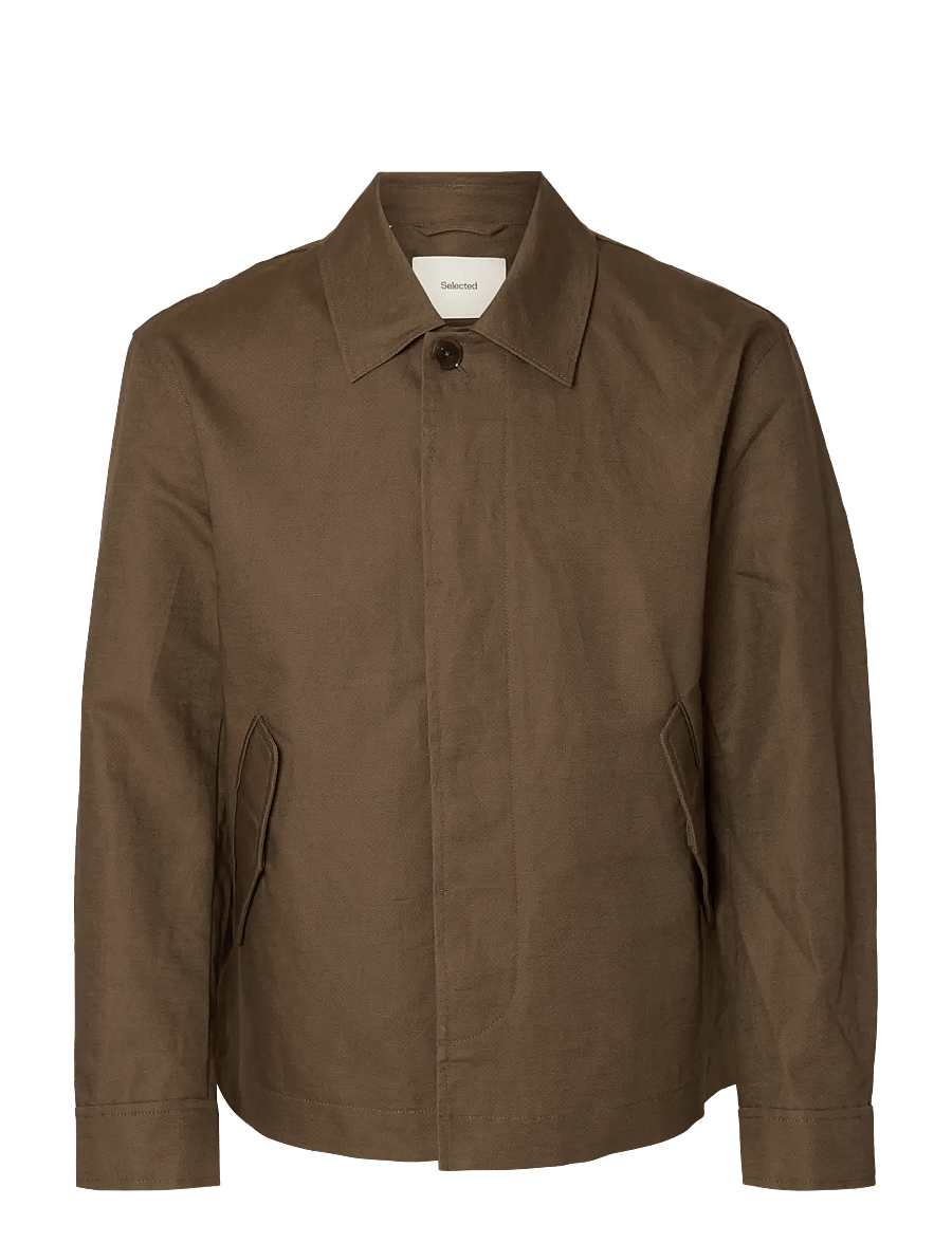 Selected - SLHLEWIS JKT - vestes de printemps - chocolate chip - 1