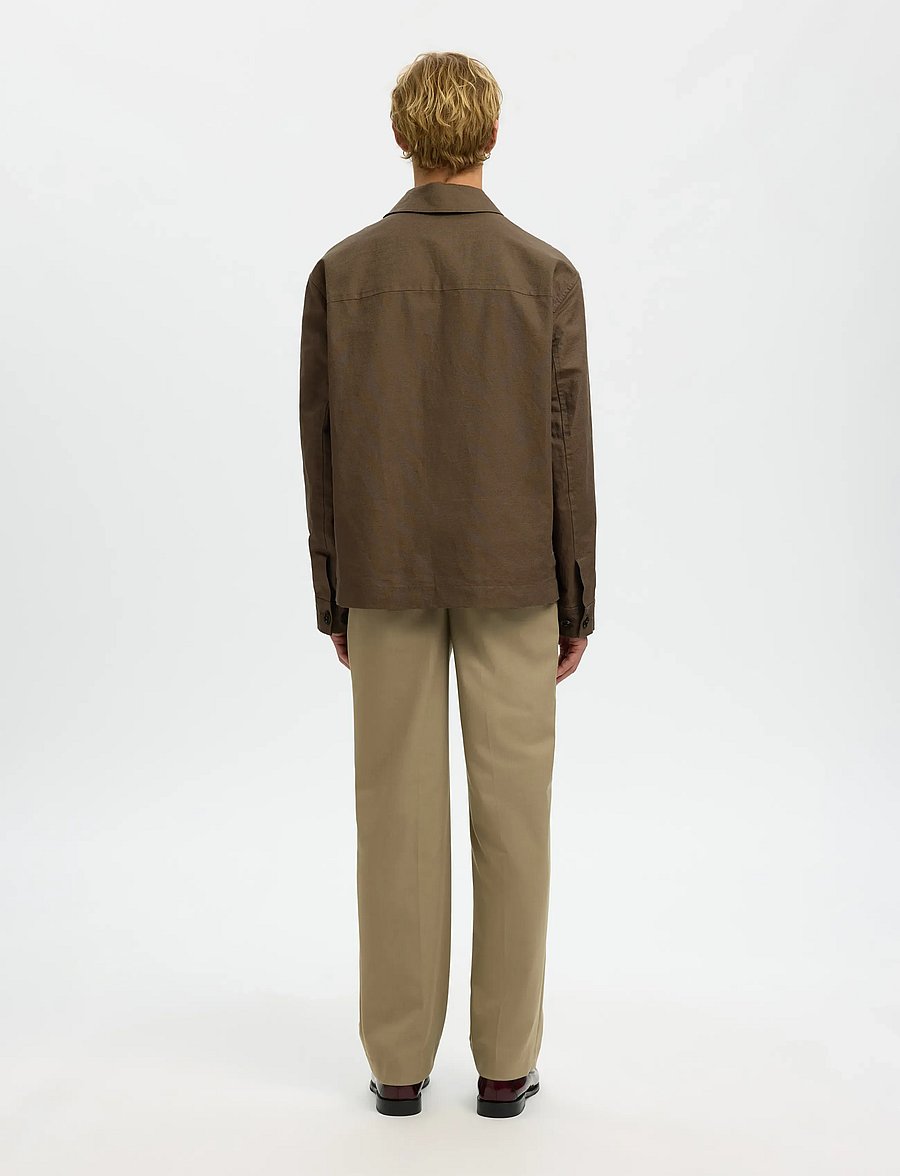 Selected - SLHLEWIS JKT - vestes de printemps - chocolate chip - 2
