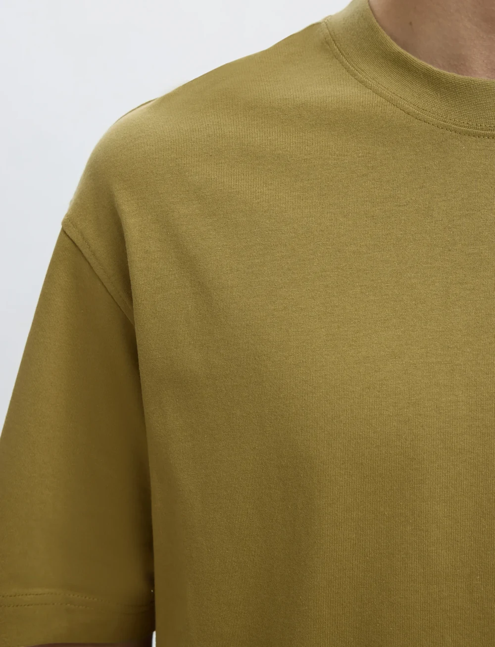 Selected - SLHRELAXNORMAN SS O-NECK TEE - kortärmade t-shirts - dried herb - 3