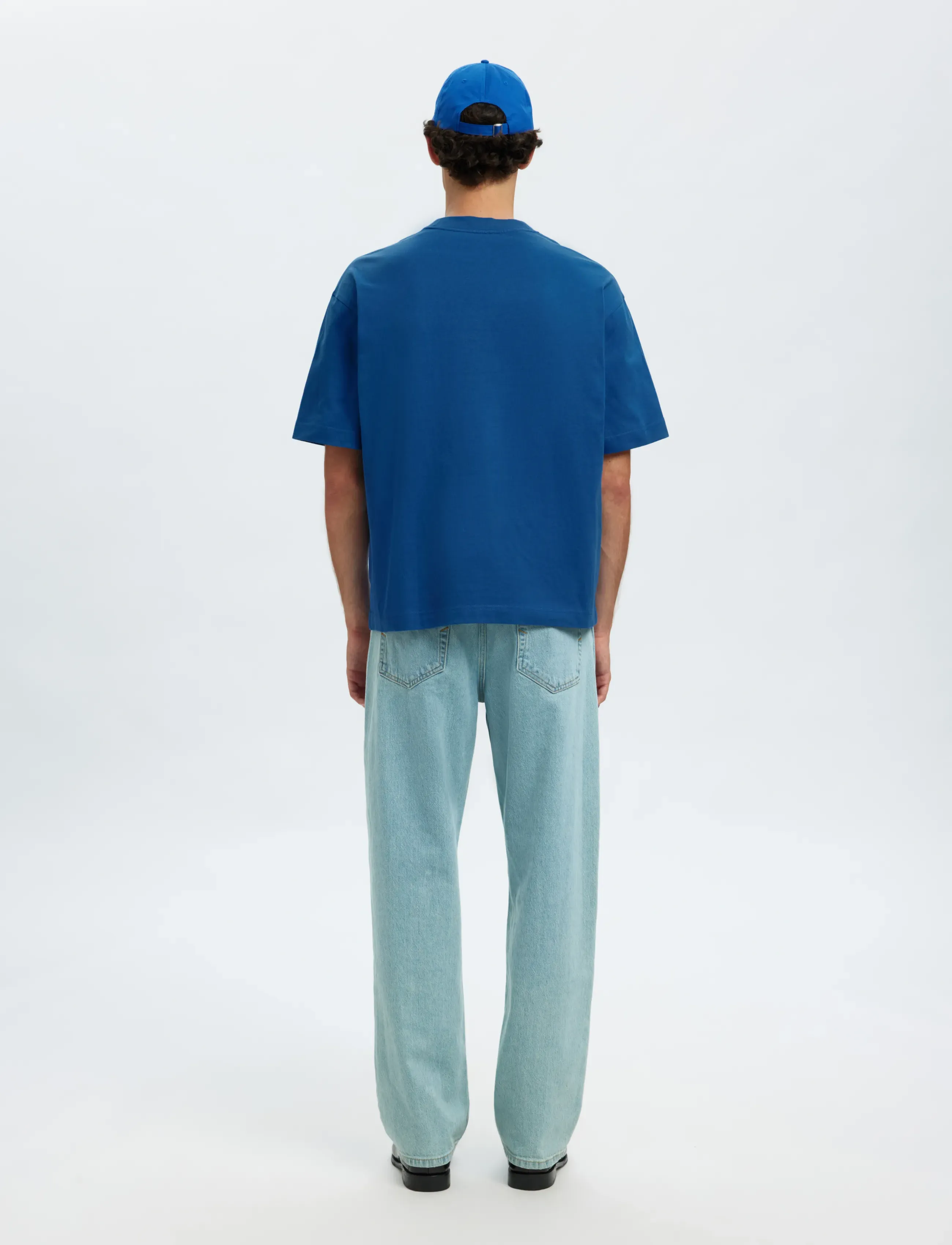 Selected - SLHRELAXNORMAN SS O-NECK TEE - lühikeste varrukatega t-särgid - set sail - 2