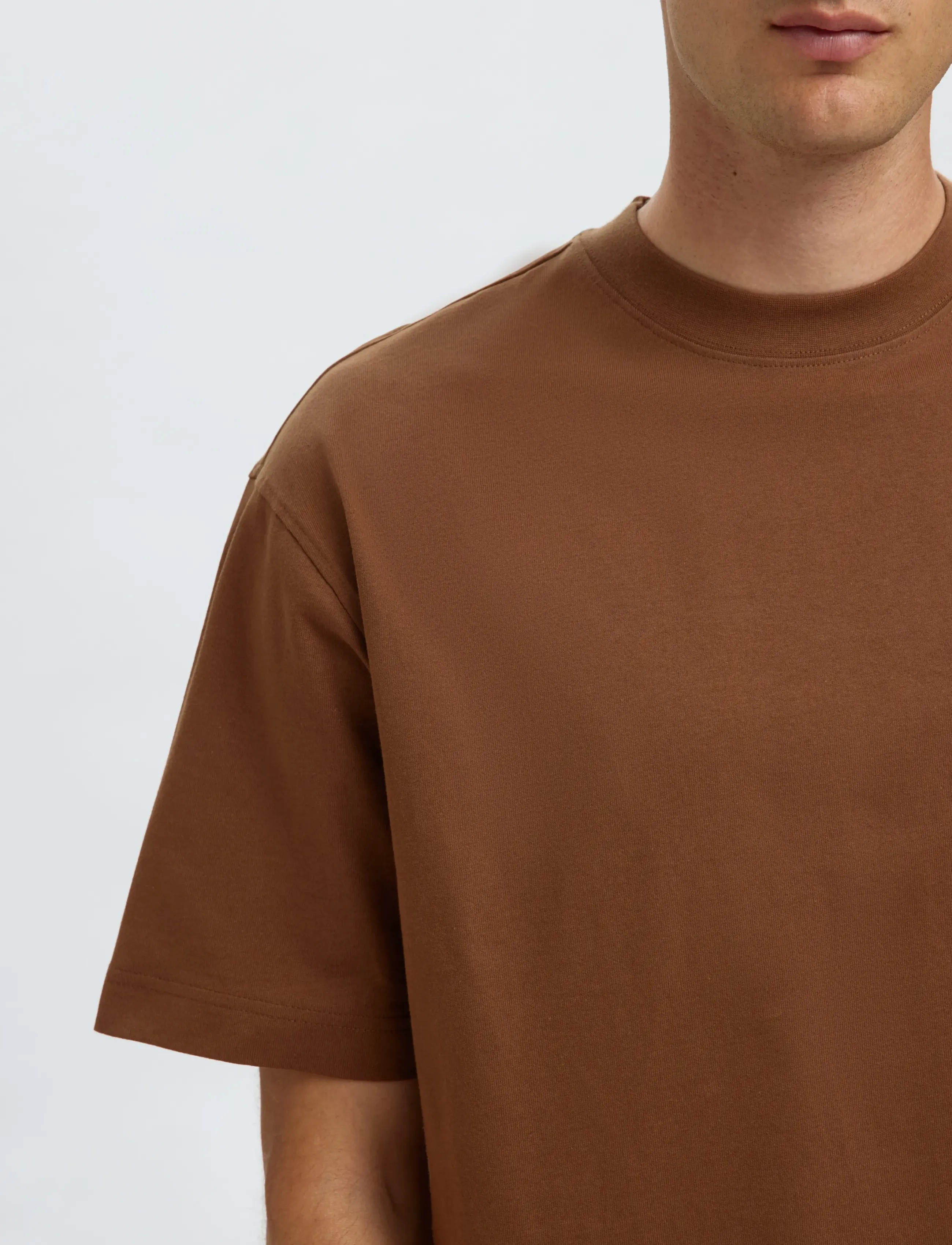 Selected - SLHRELAXNORMAN SS O-NECK TEE - marškinėliai trumpomis rankovėmis - soft silt - 3