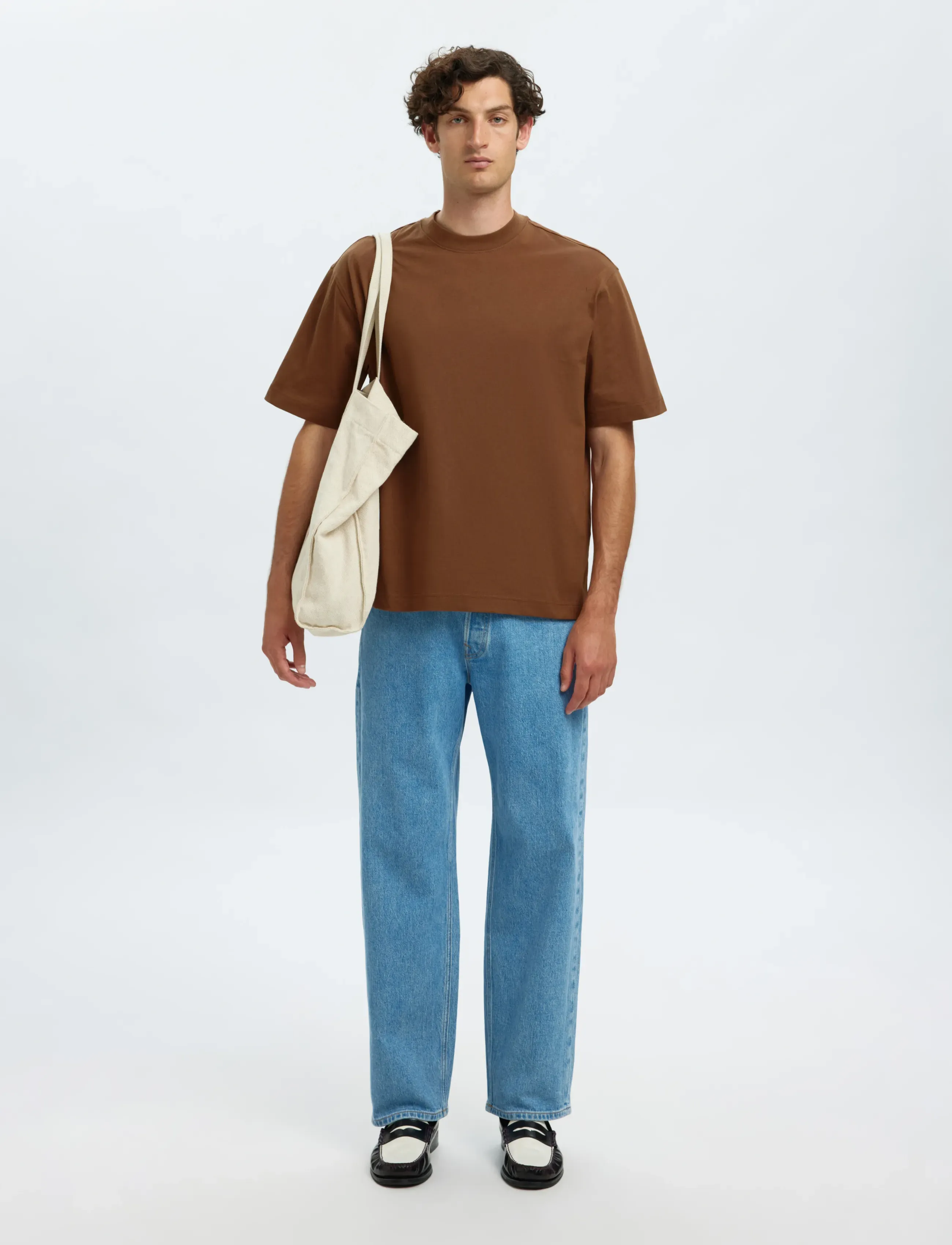 Selected - SLHRELAXNORMAN SS O-NECK TEE - marškinėliai trumpomis rankovėmis - soft silt - 4