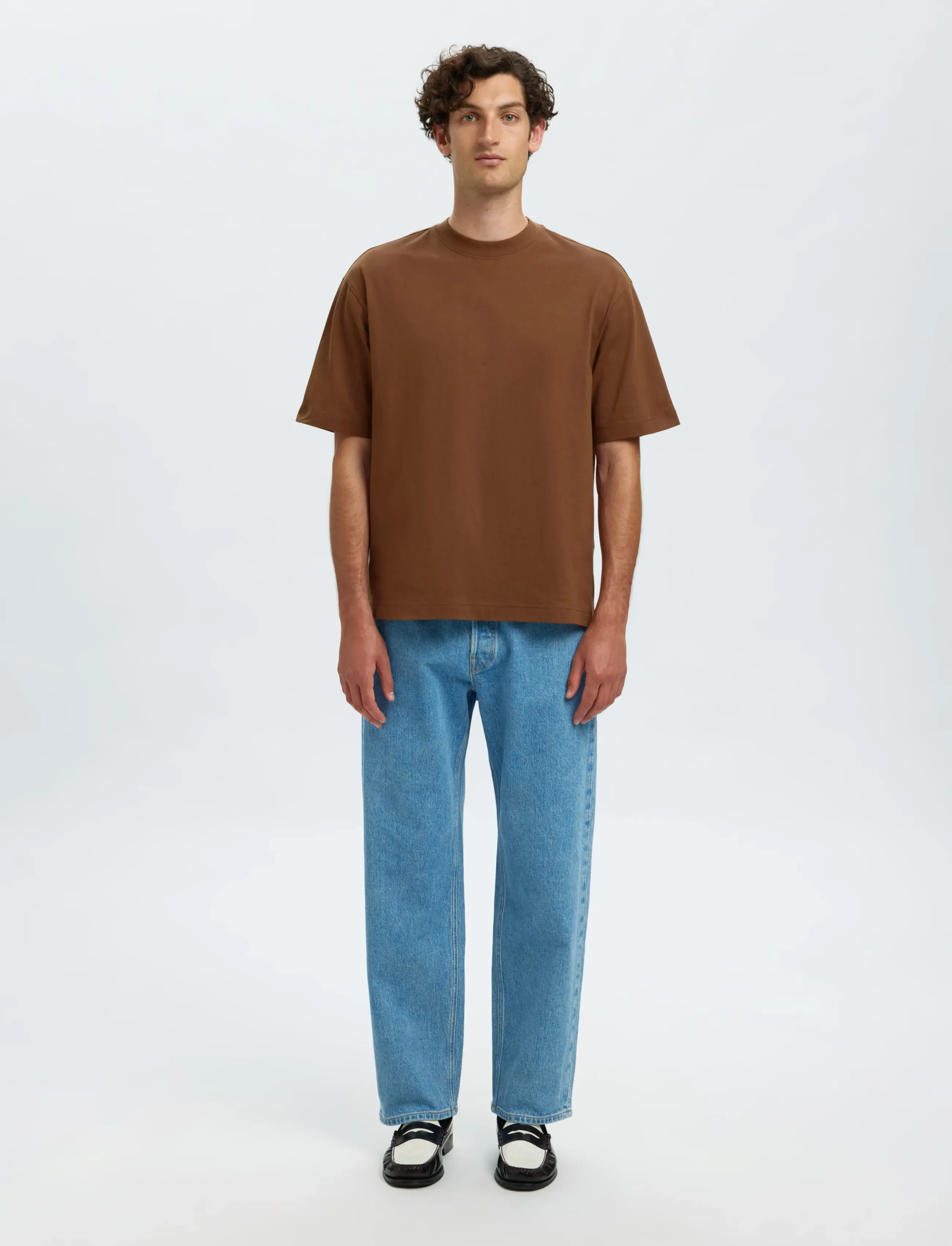 Selected - SLHRELAXNORMAN SS O-NECK TEE - marškinėliai trumpomis rankovėmis - soft silt - 5