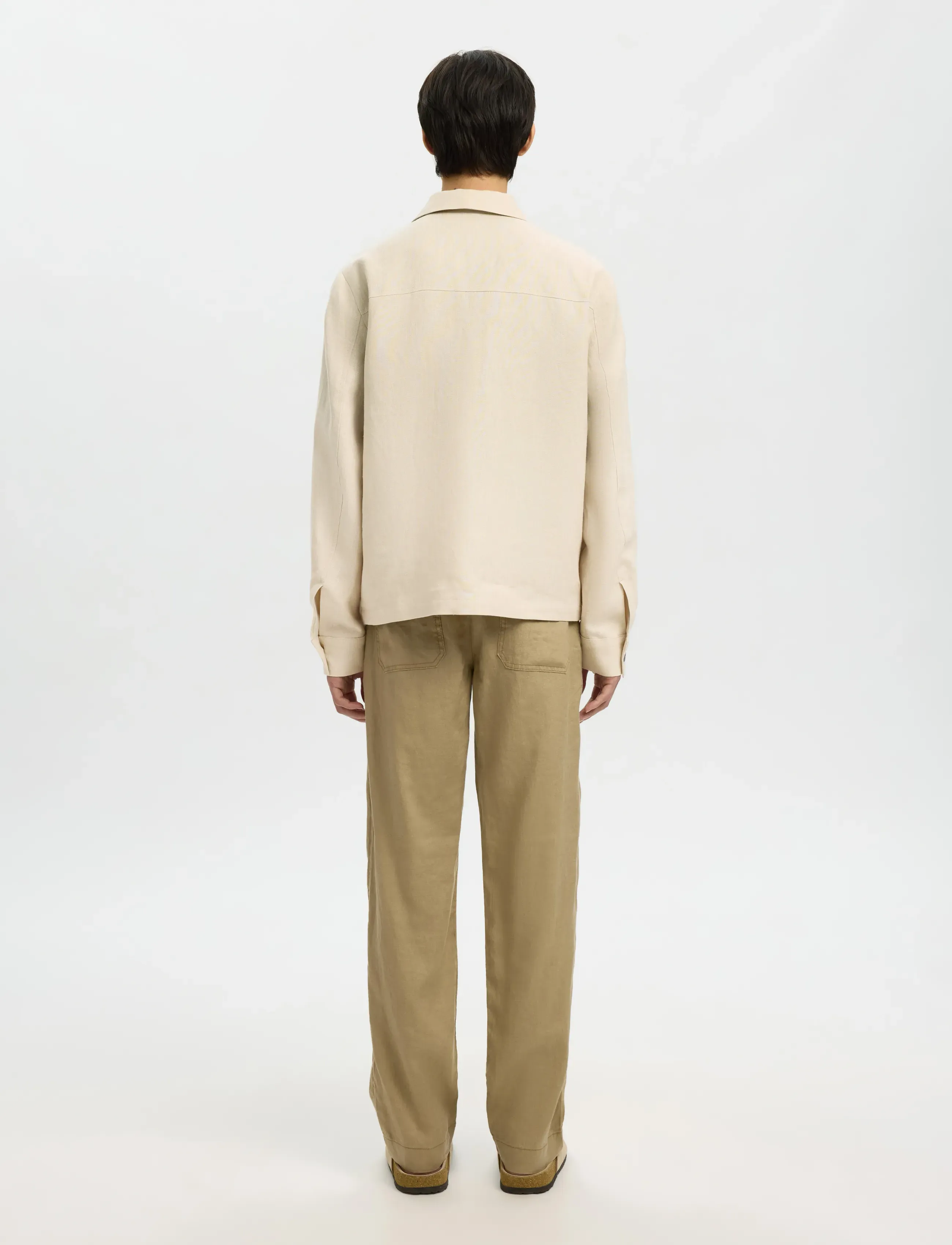 Slhreg-Baird Linen Zip Jacket 2