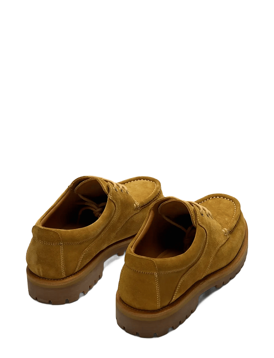 Selected - SLMHOLGER SUEDE BOAT SHOE NOOS - moc-toe batai - almond - 2