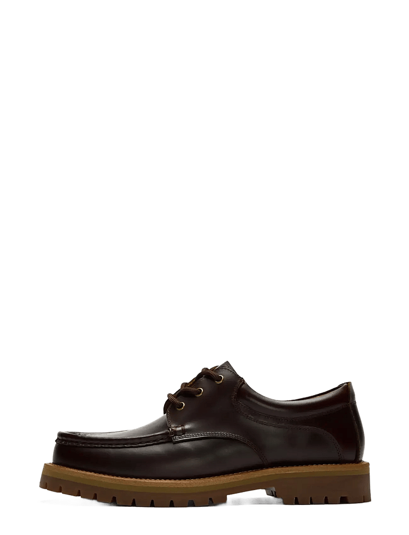 Selected - SLHHOLGER LEATHER BOAT SHOE - kollektsioonid - demitasse - 0