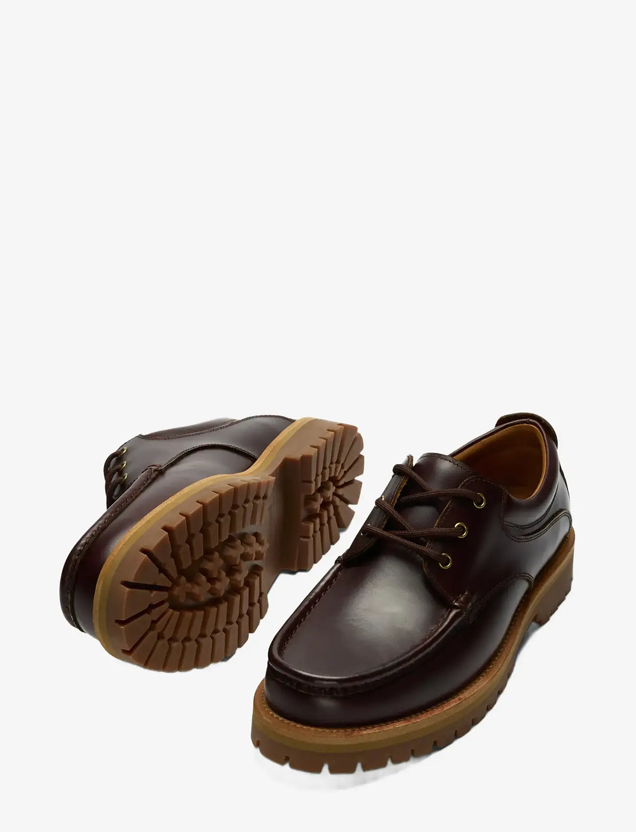 Selected - SLHHOLGER LEATHER BOAT SHOE - kollektsioonid - demitasse - 1