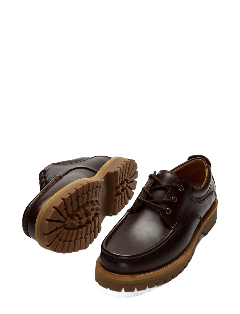 Selected - SLHHOLGER LEATHER BOAT SHOE - kollektsioonid - demitasse - 1