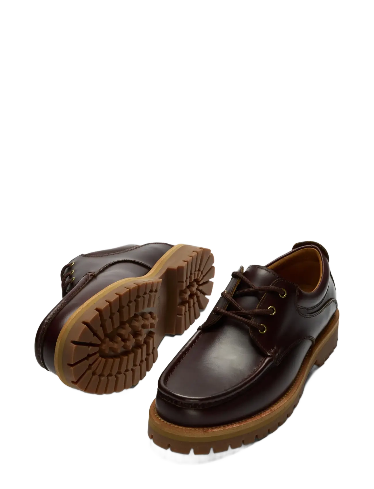 Selected - SLHHOLGER LEATHER BOAT SHOE - shop efter anledning - demitasse - 1