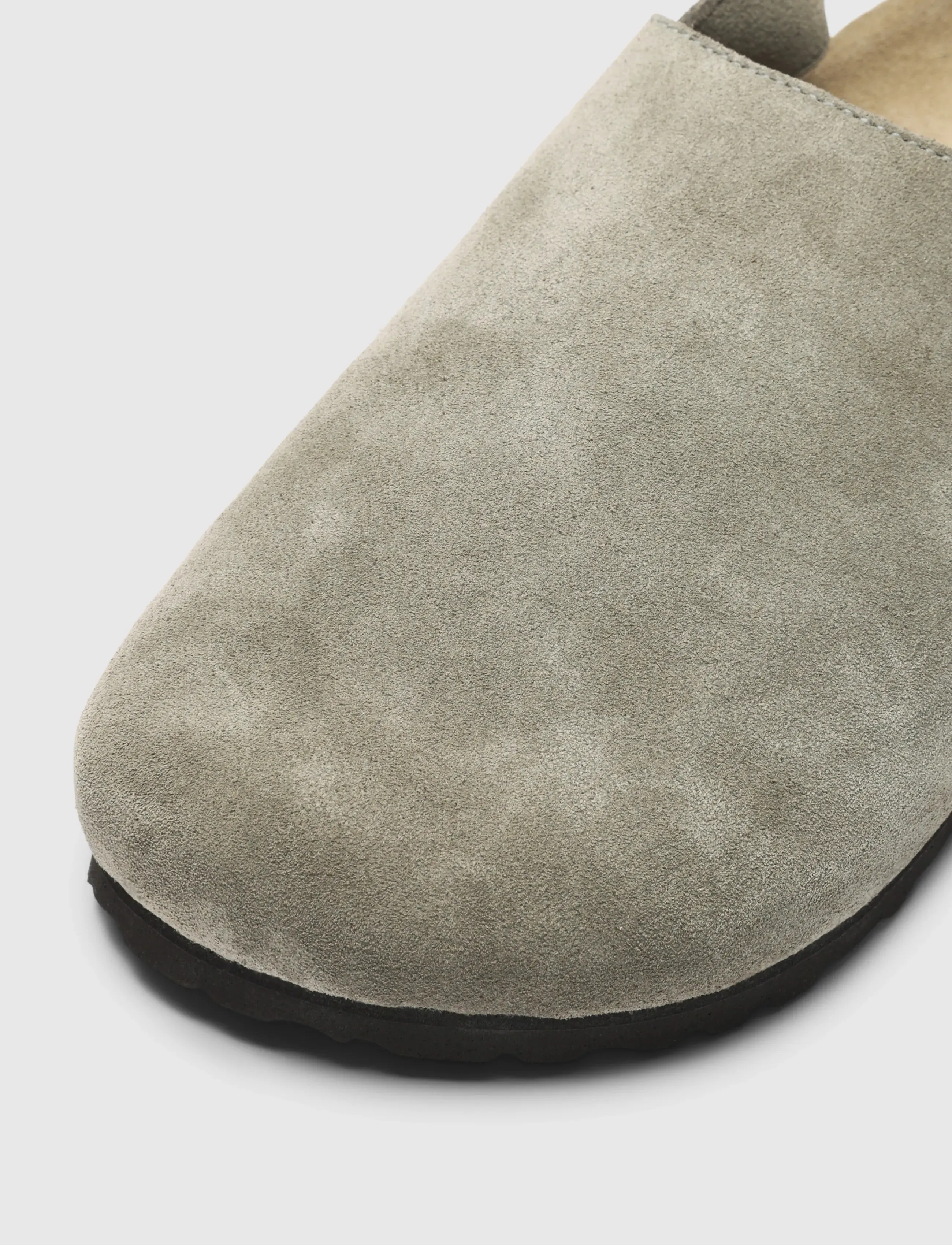 Selected - SLHBASTIAN SUEDE MULE - osta olukorra järgi - deep lichen green - 3