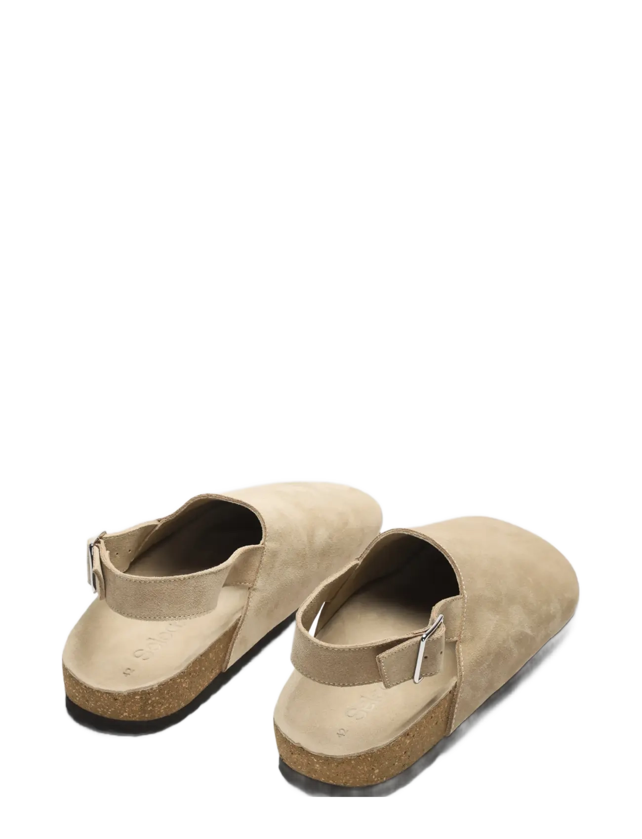 Selected - SLHBASTIAN SUEDE MULE - shoppa efter tillfälle - sand - 1