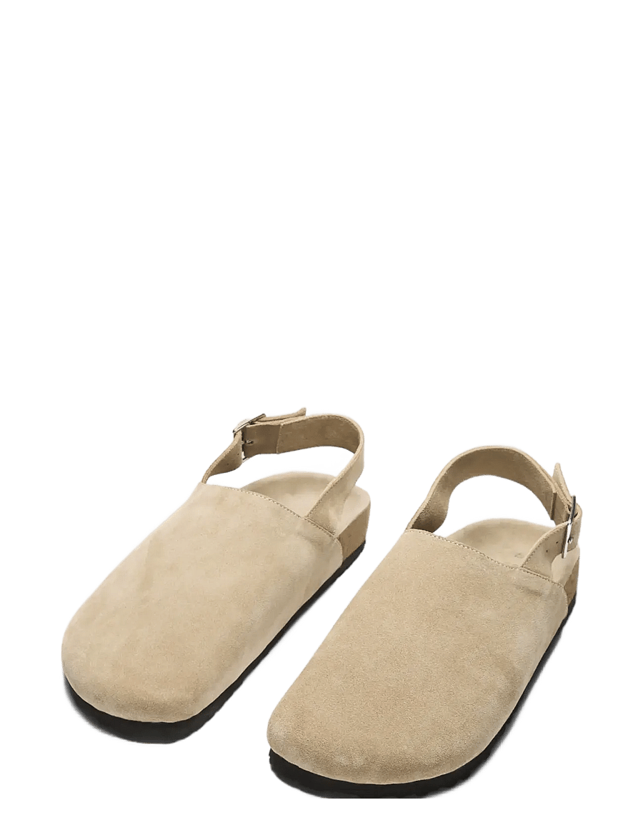 Selected - SLHBASTIAN SUEDE MULE - osta olukorra järgi - sand - 2